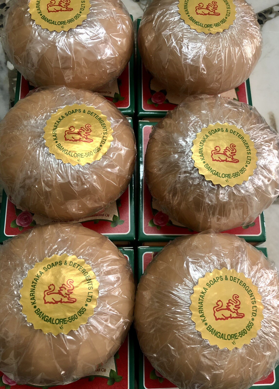6 X 150gm Mysore Sandal Bath Soap Bar, ORIGINAL of Karnataka Soaps Ltd. Exp-2025