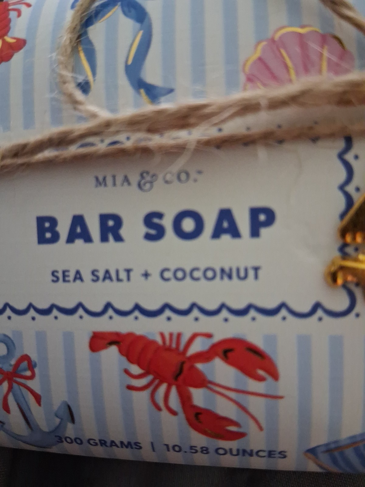 2-Pack Mia & Co. ~ Harbor Breeze & Sea Salt Coconut Bar Soap 10.58 oz. Each