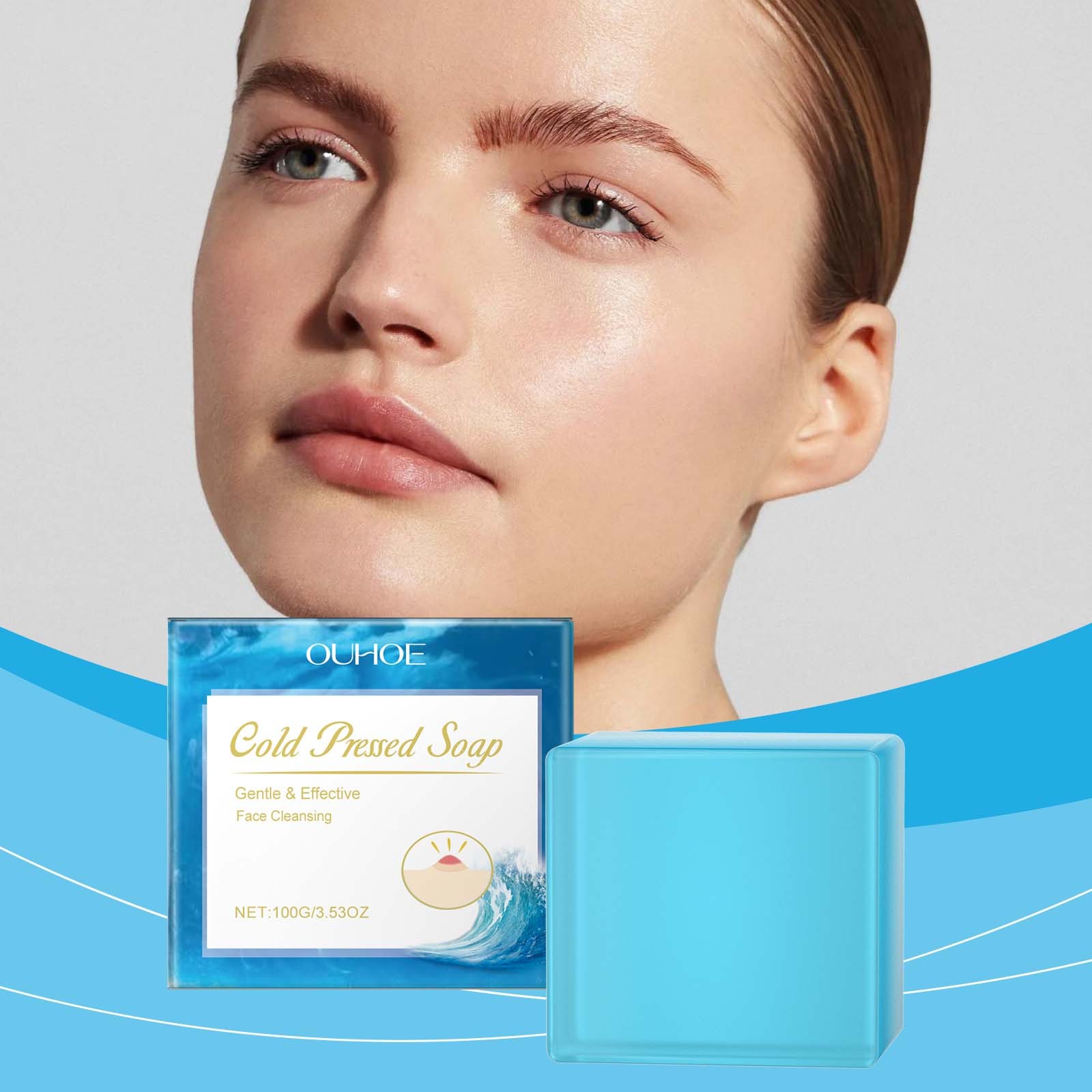 Acne Face Soap, Oil Control & Pore Cleansing, Olive Oil, Gentle