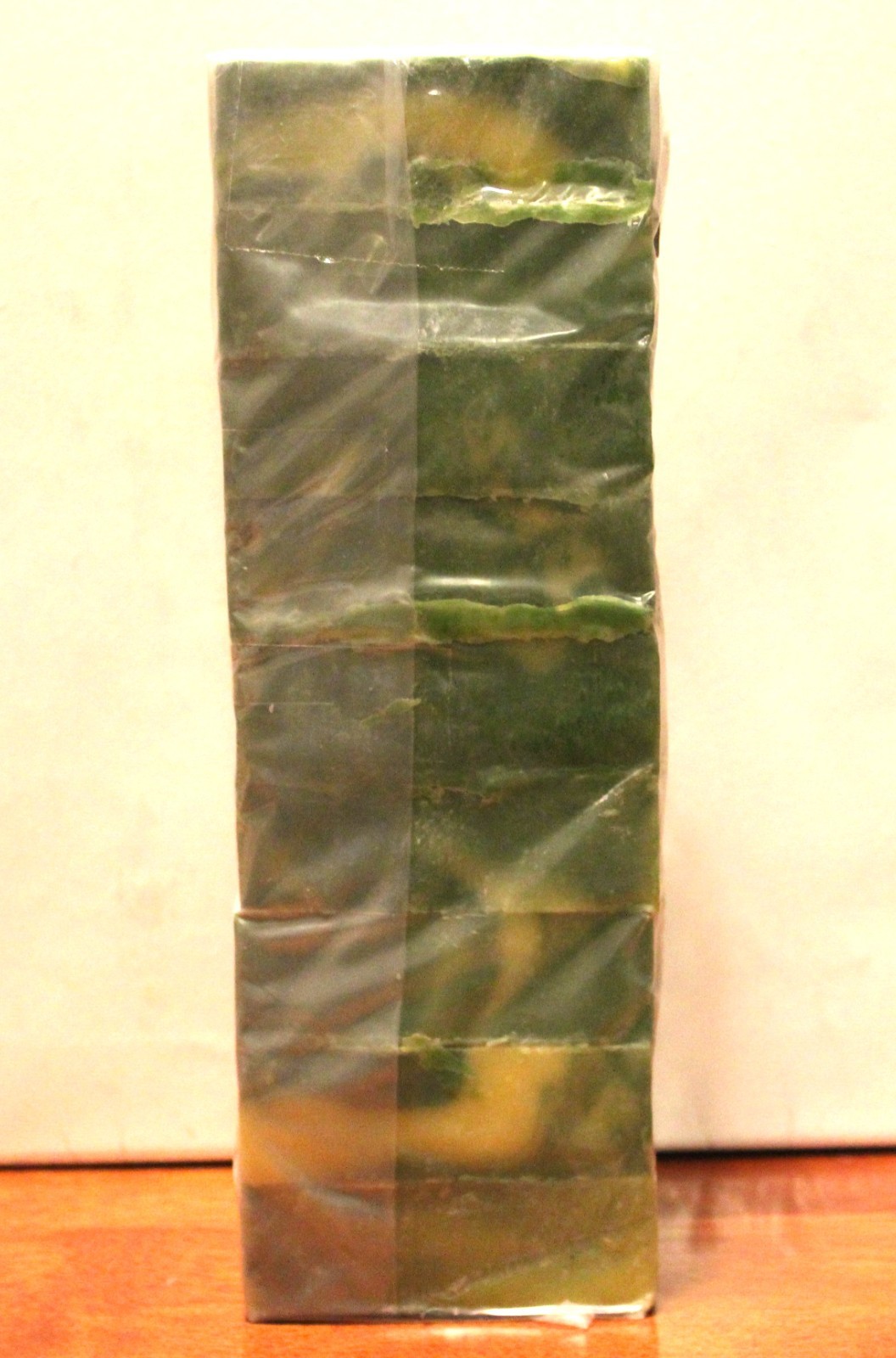 Lemon Verbena Cold Processed handmade soap loaf, 9 precut bars
