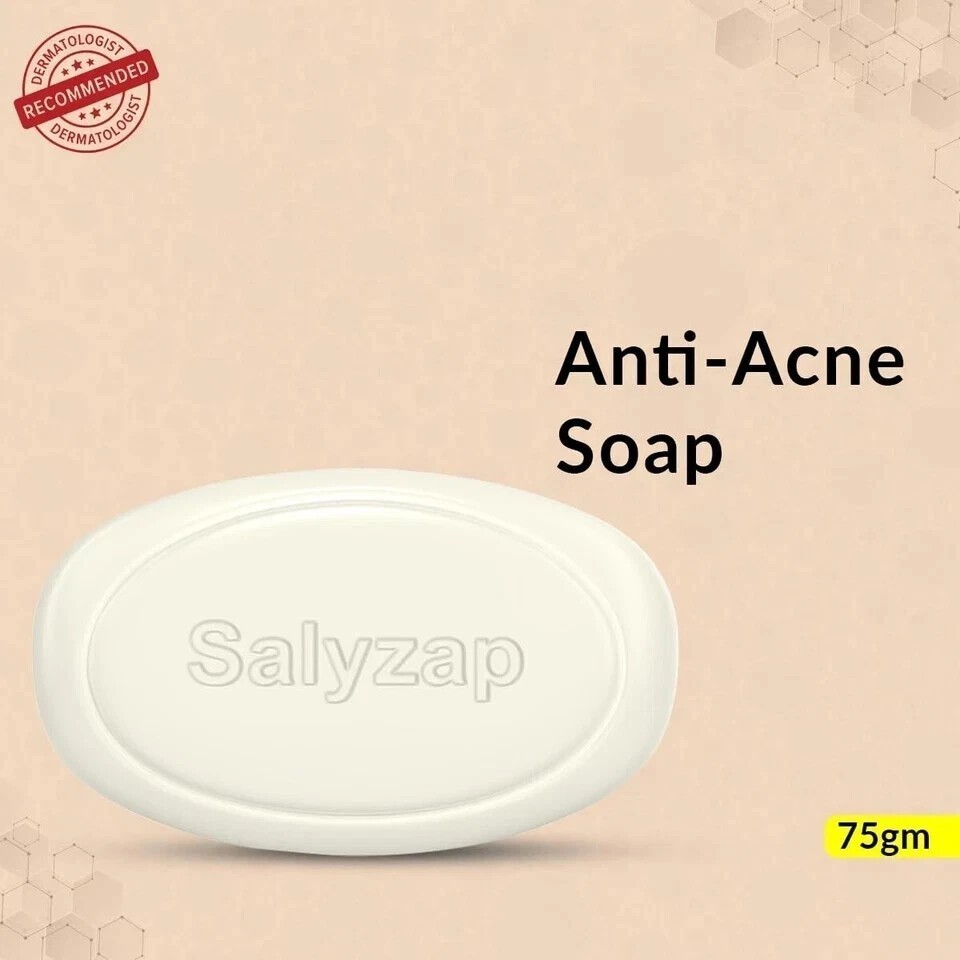 2X Fixderma Salyzap Soap Tea Tree Oil & Vit E Acne-Prone & Oily Skin 75gm