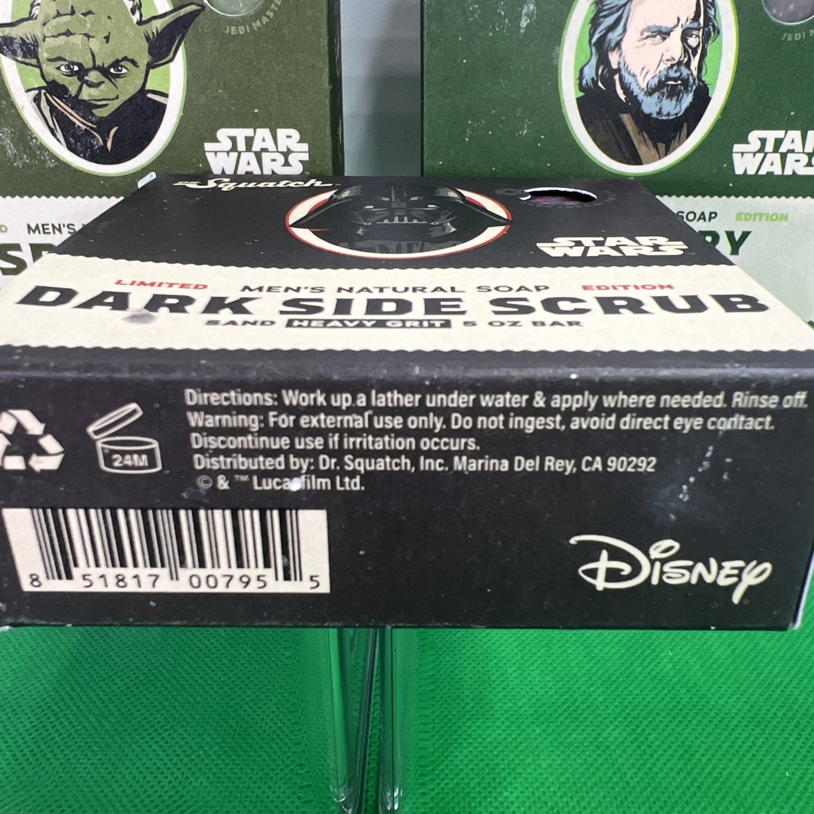 DR. Squatch Limited Edition Star Wars Soap, Zero & Heavy Grit (5Bars) 5 OZ Bars