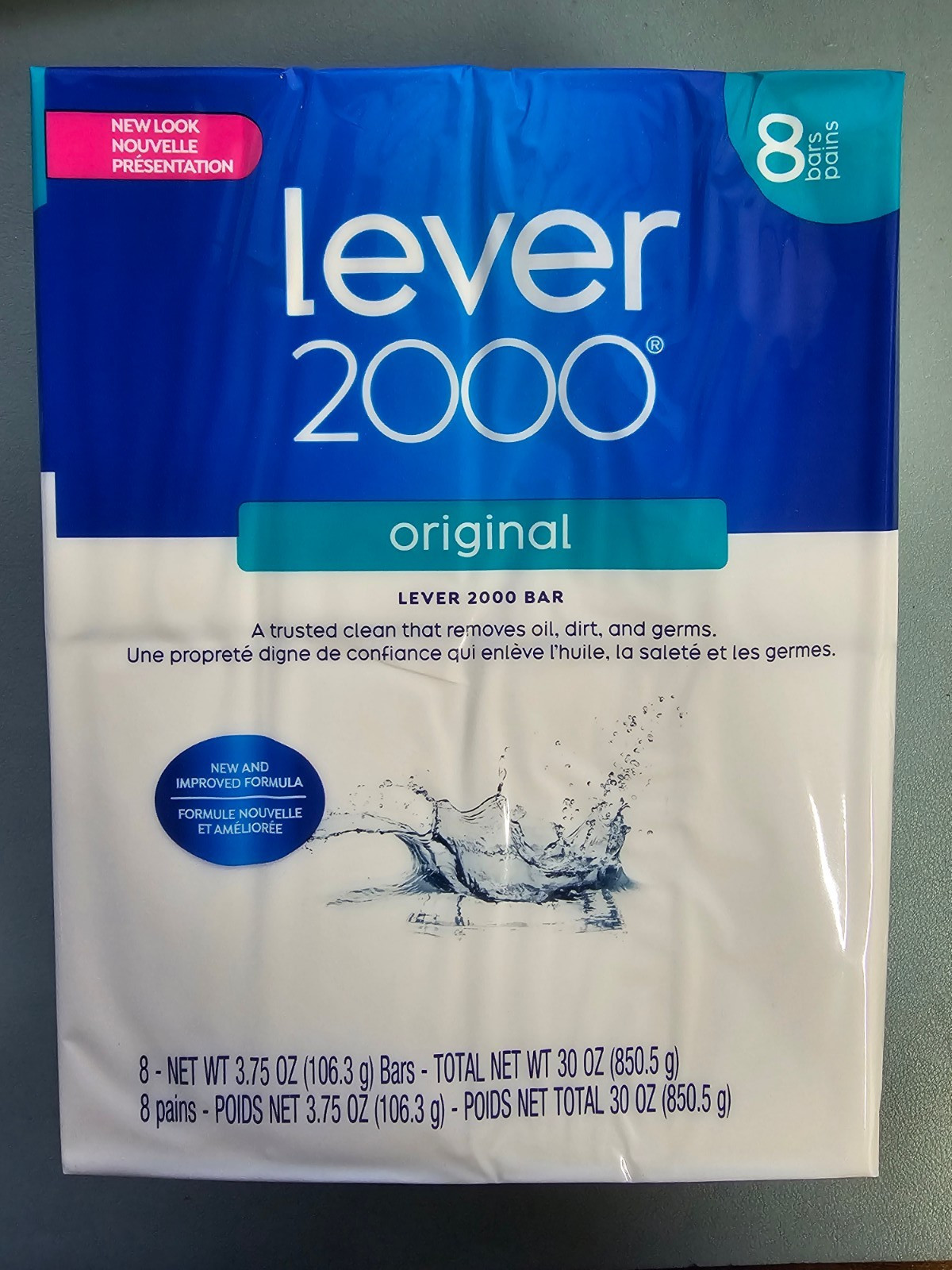 Lever 2000 Original Bar Soap Pack Of 8- 3.75 oz Bars