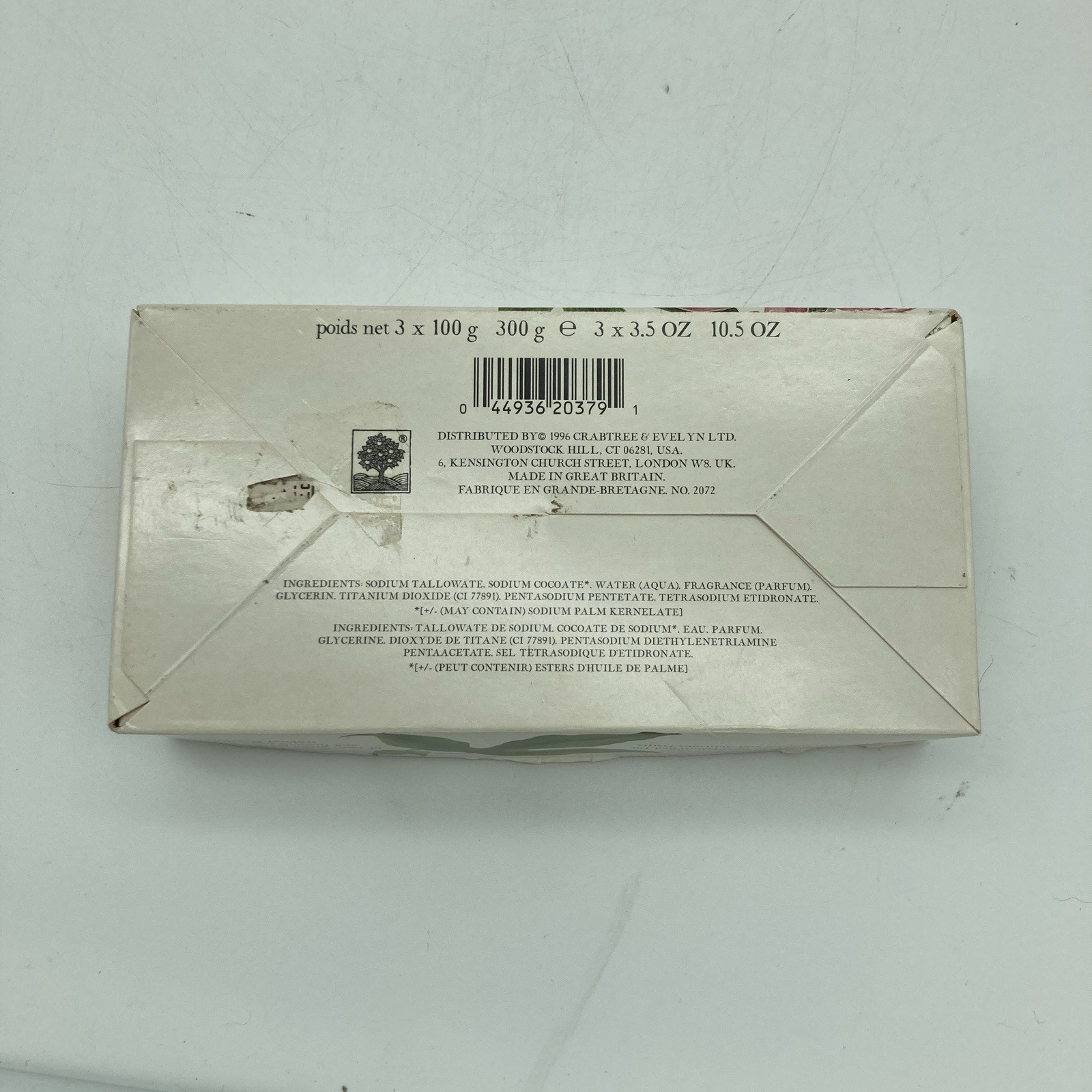 Crabtree & Evelyn Passion Flower Perfumed Soaps – Set of 3 – Retired Scent