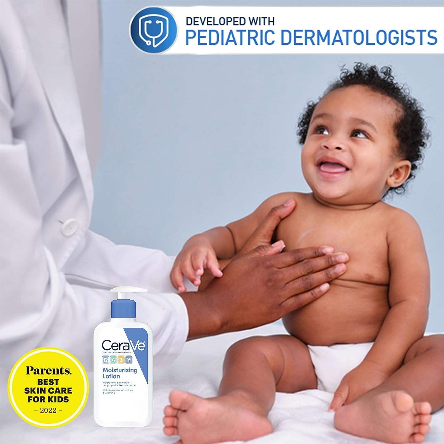 CeraVe Baby Lotion, Gentle Skin Care with Ceramides, 8 Fl Oz (Pack of 1)