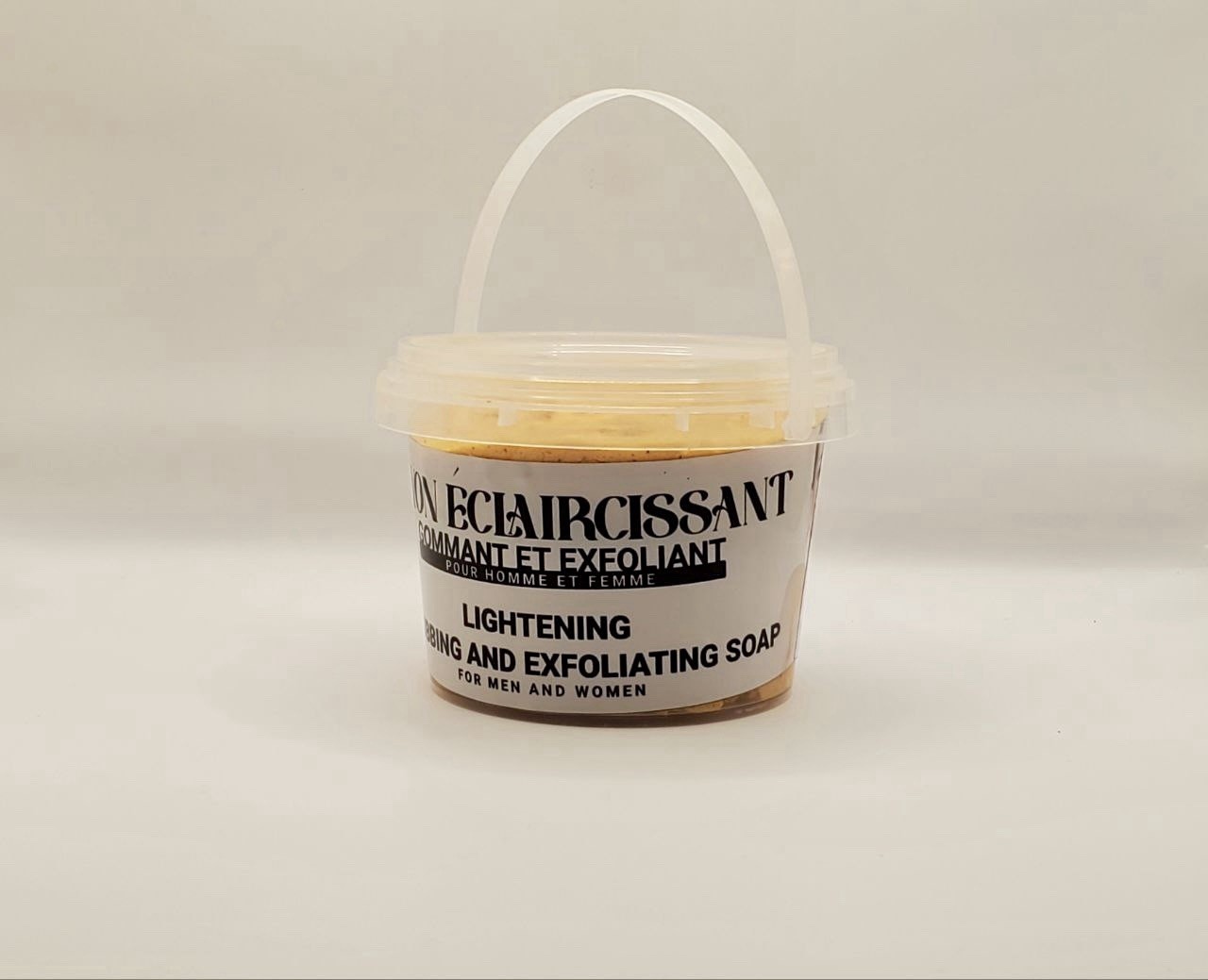 Organic Handmade skin lightening Exfoliating and Scrubbing soap 500g X1