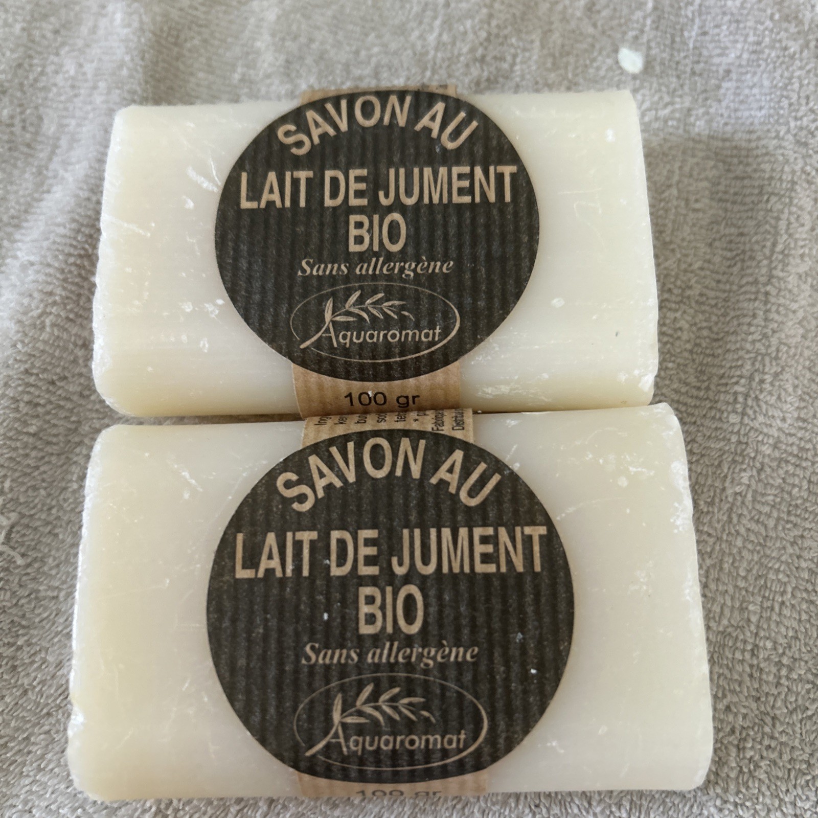 2 Mon Savon Au Lait French Milk Soaps Imported From France Mare’s Milk Aquaromat