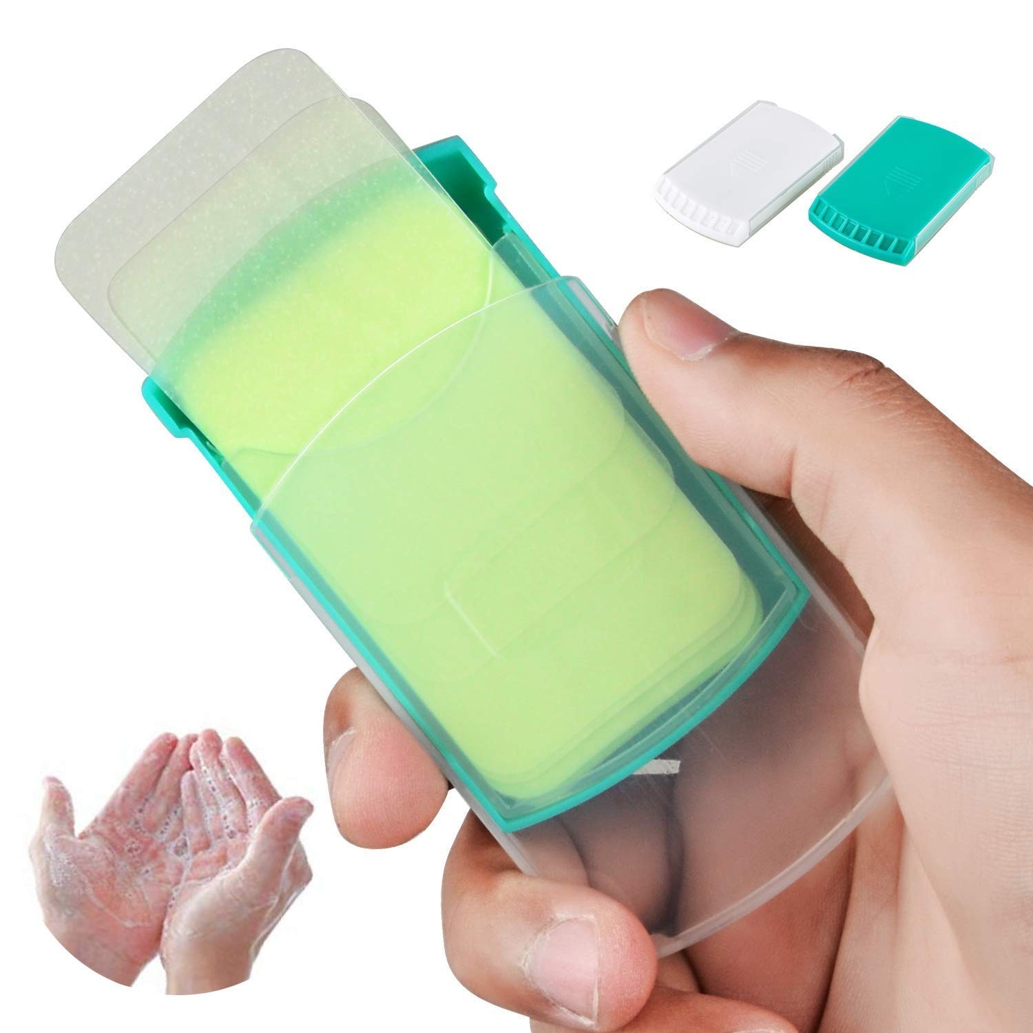 2 Boxs 100 Sheets Hand Washing Soap Sheets for Outdoor Travel,Portable Campin…