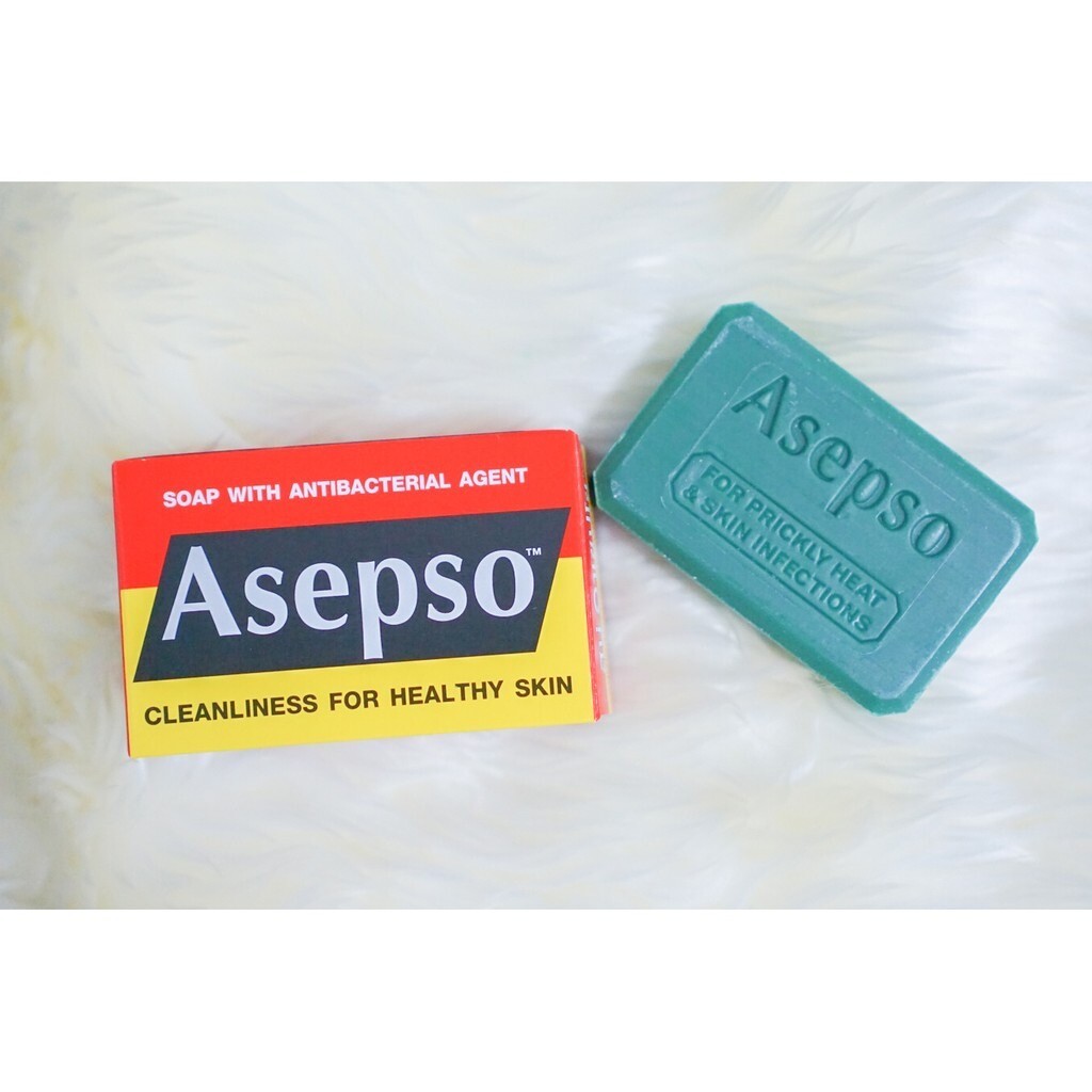 12 Bars Asepso Bar Soap Original Formula Washes Away Bacteria Dirty Healthy Skin