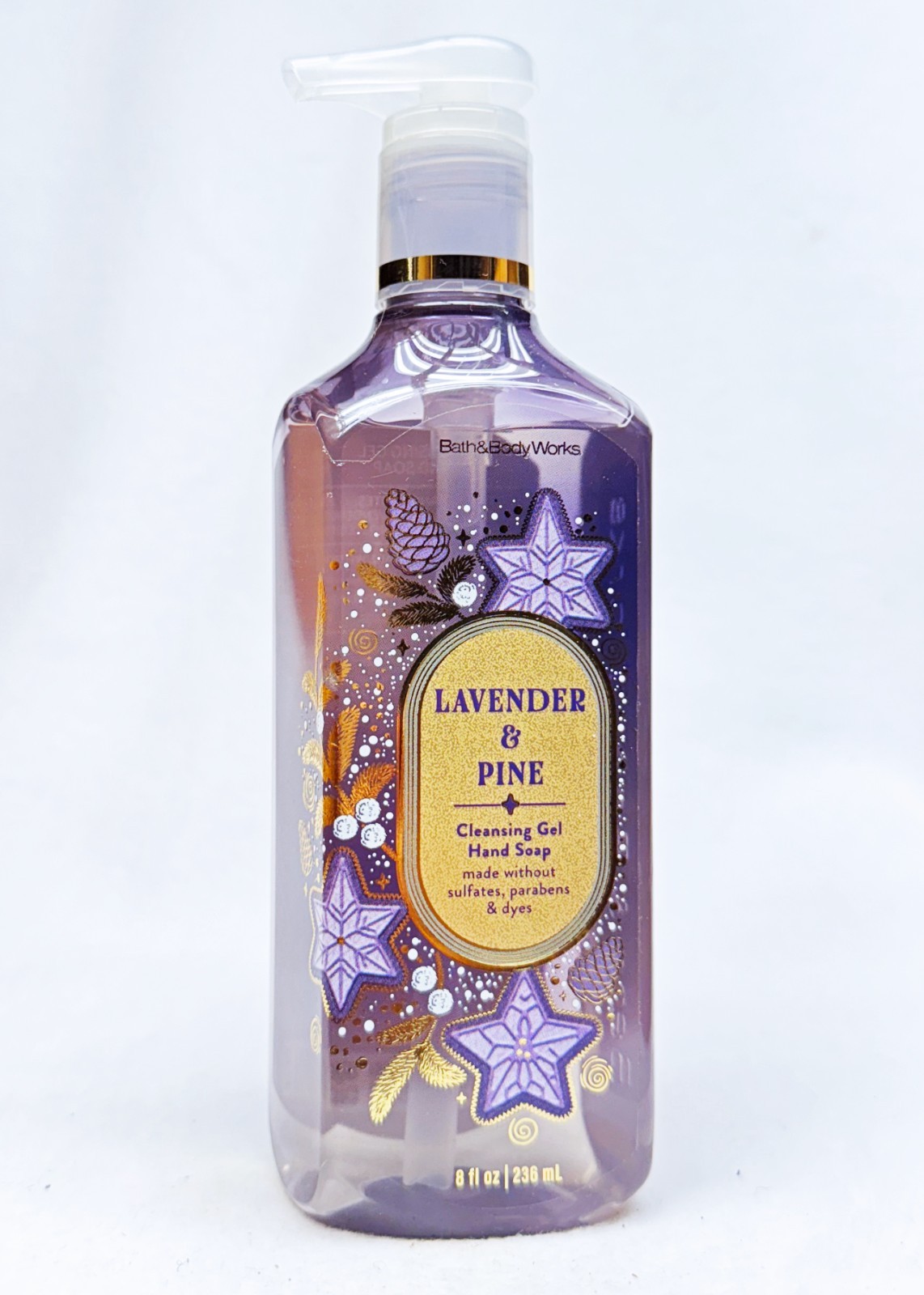 1 Bath & Body Works LAVENDER PINE Cleansing Gel Hand Soap 8.0 oz