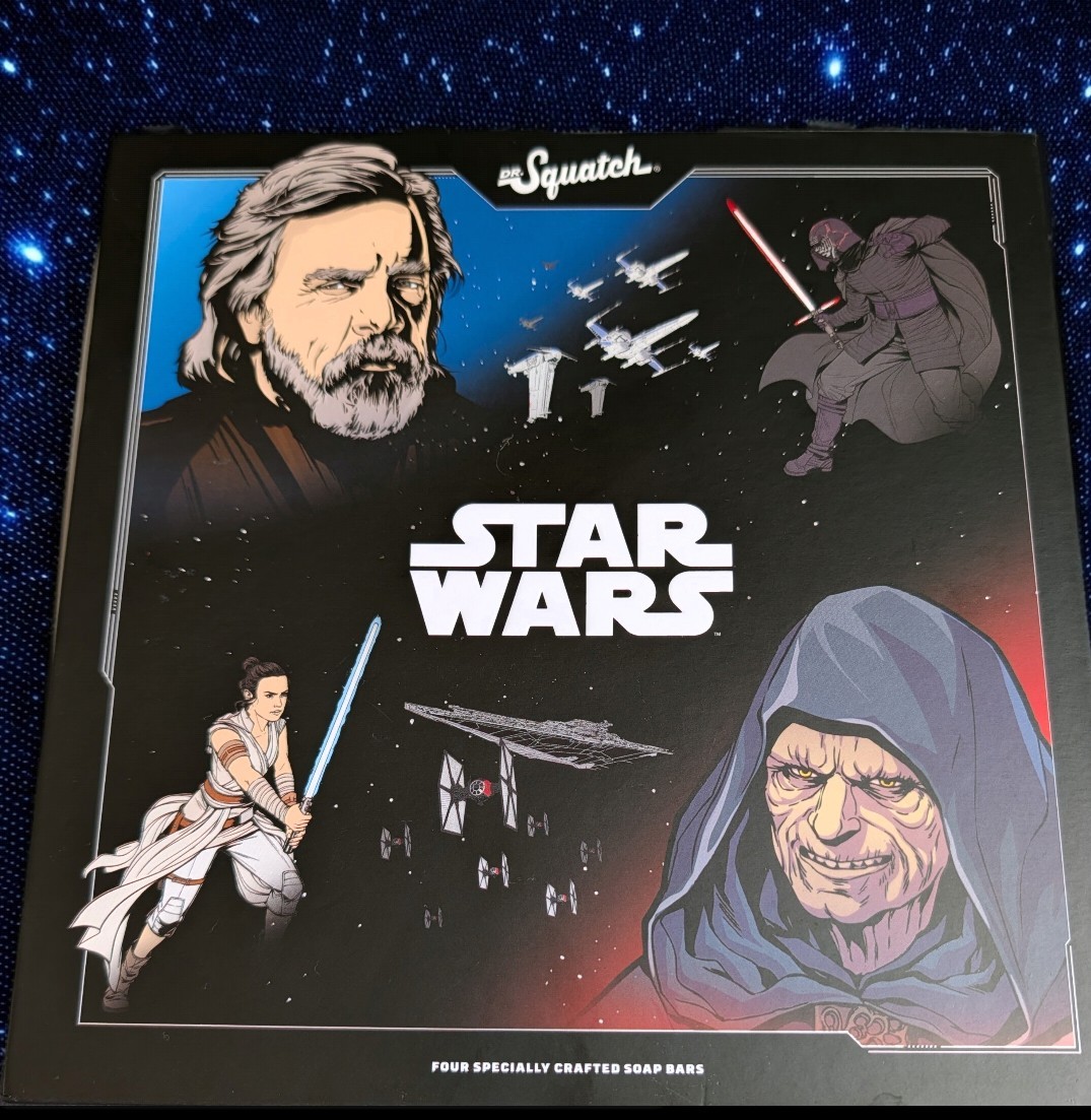 Dr Squatch Star Wars Limited Edition Collectors Box 4 Soap + 2 Mandalorian Soaps