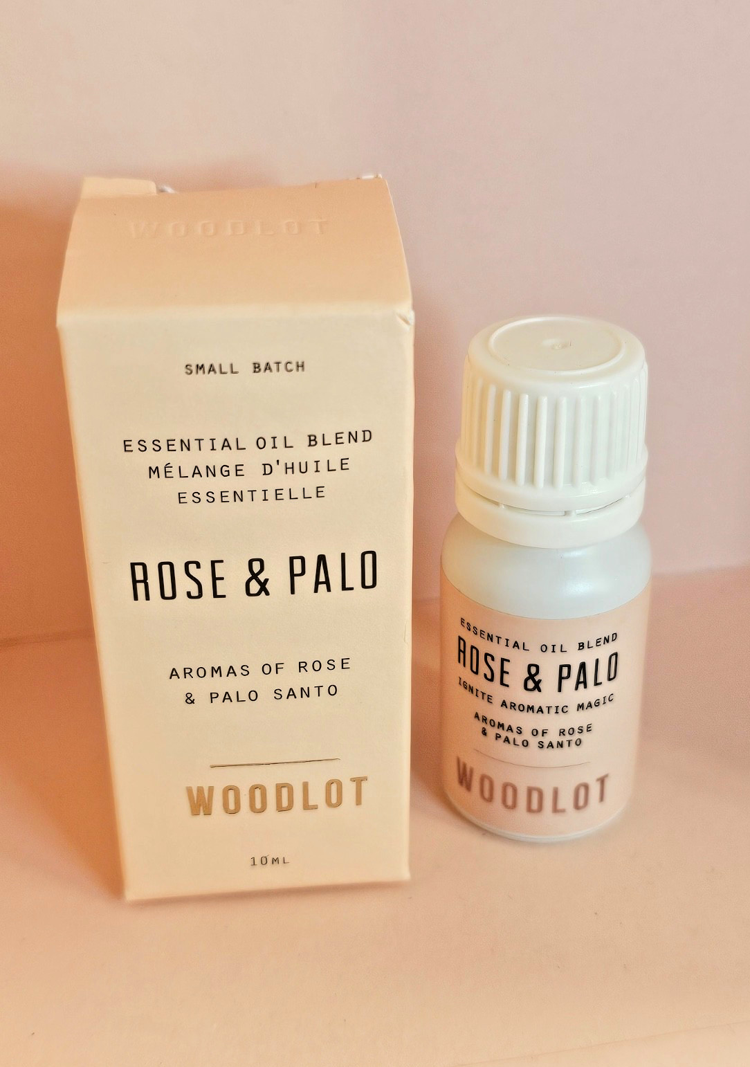 Woodlot Rose & Palo Essential Oil Blend 10ml | New | Free Ship!