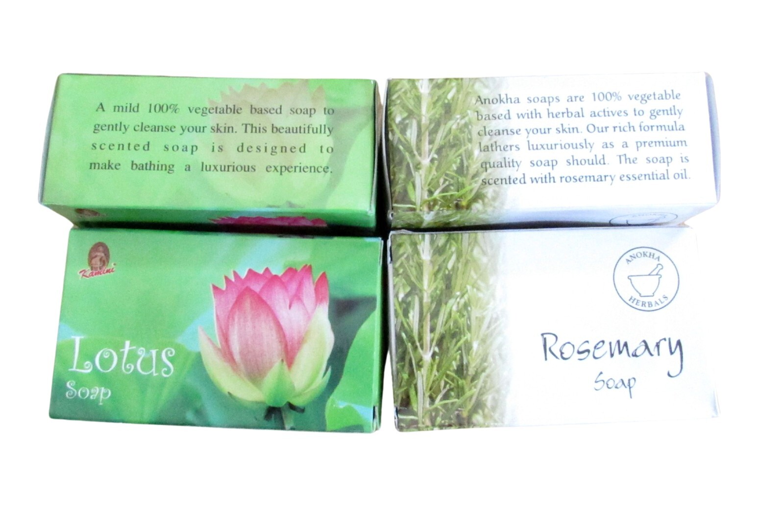 Kamini Imported Vegetarian All Natural Beauty Bar Soap, 100 Grams, Choose Scent