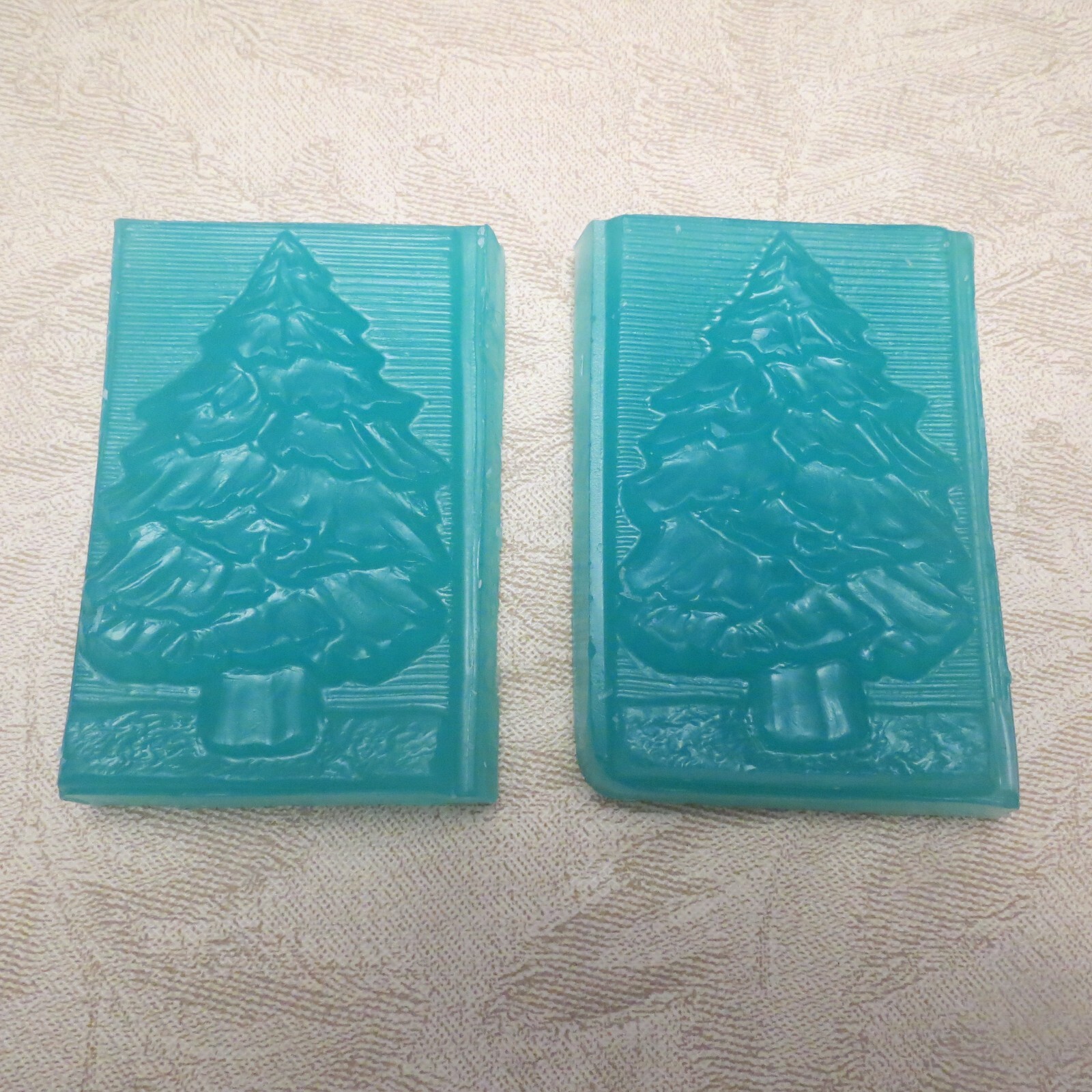 Holiday Christmas bars or Christmas Tree bars Soap Set (2) frozen pine scented