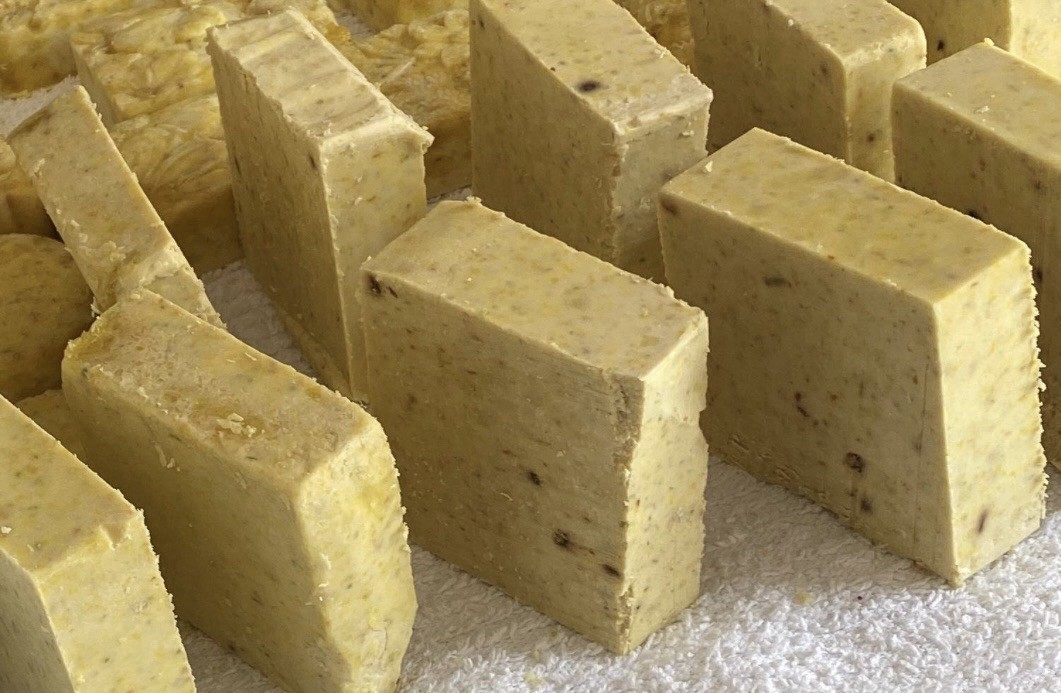 Home Made Dandelion Soap Bar