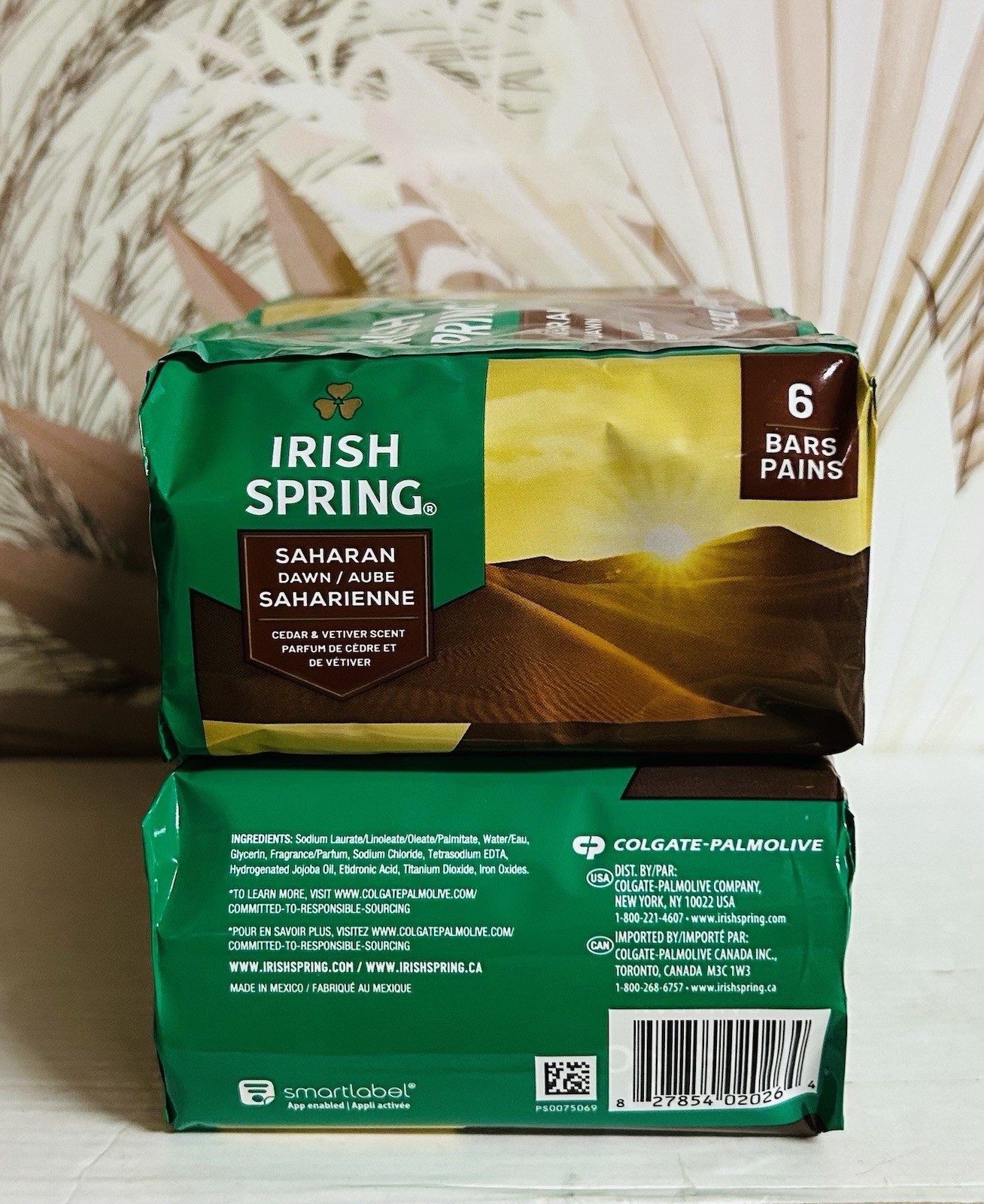 2-Pack Irish Spring ~ Cedar & Vetiver Deodorant Bar Soap 12 Bars 4.2 oz Each