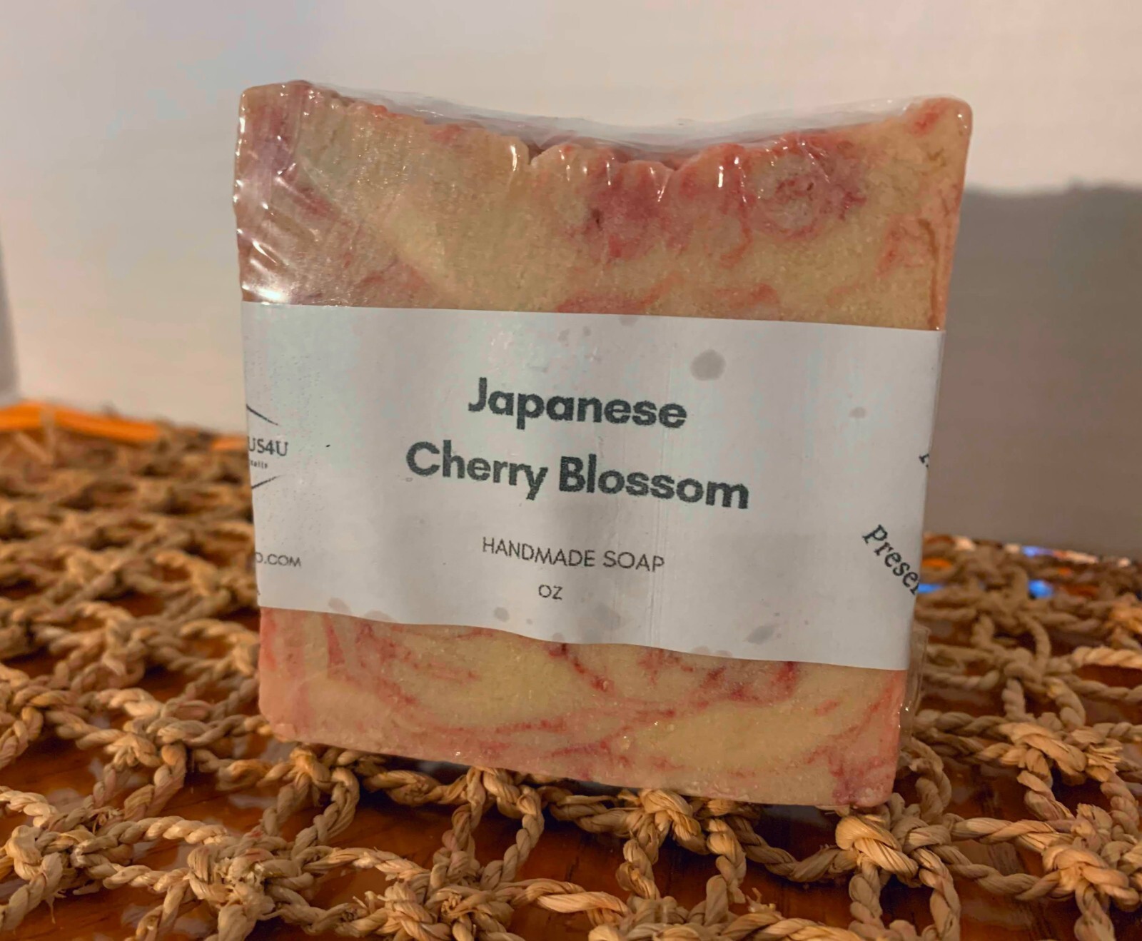 Handmade Moisturizing Japanese Cherry Blossom Bar Soap_6 oz Great Lather Shea +