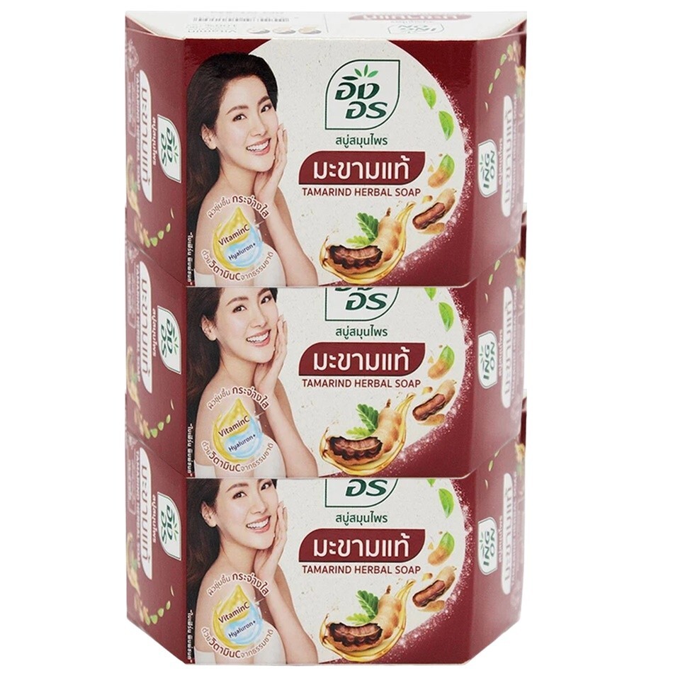 3x85g Soap Tamarind Herbal Skin Ing On Bar Face Body Thai Natural Acne Dark