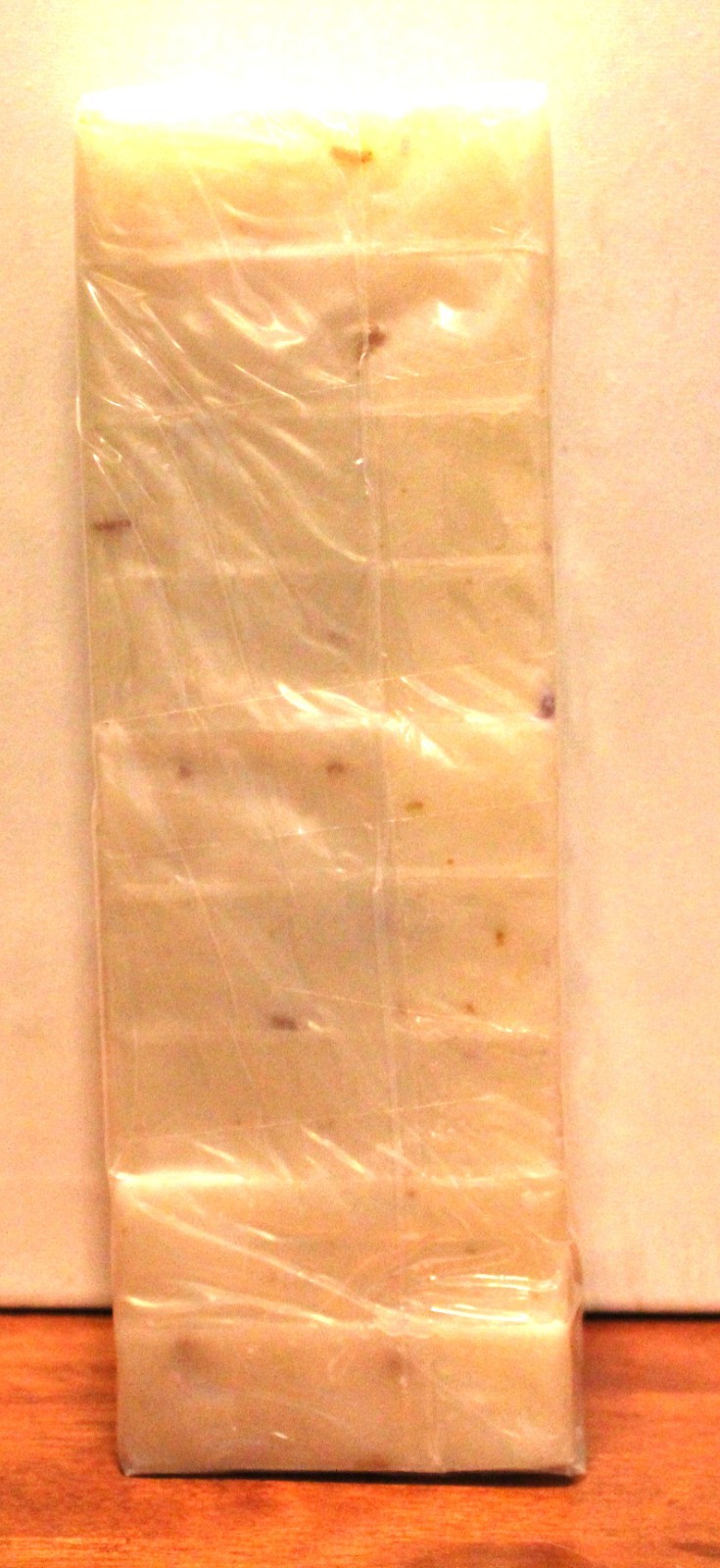 Unscented Goat Milk Cold Processed handmade soap loaf, 9 precut bars