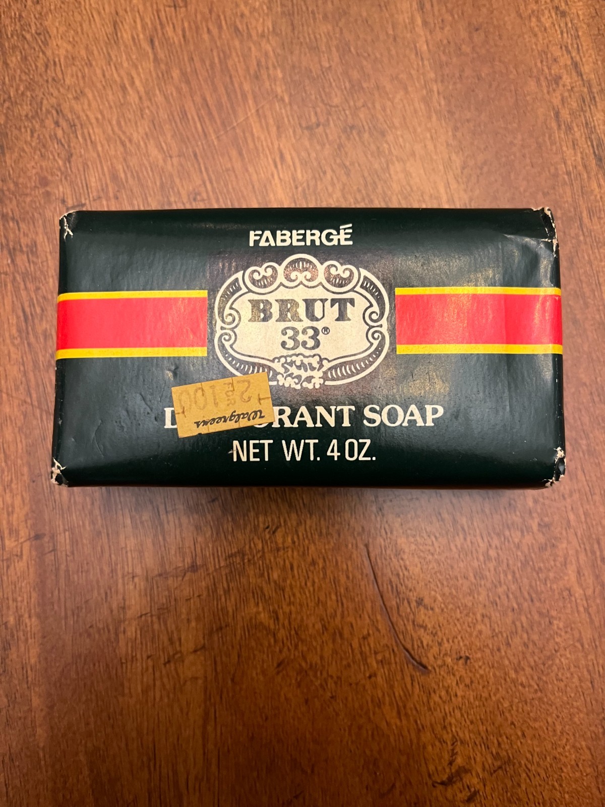 Faberge Brut 33 Deodorant Soap 4 oz (Vintage) NEW Sealed England