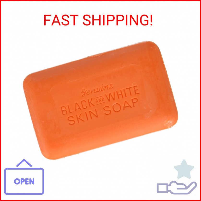 Black and White Skin Soap, 3.5 Ounce