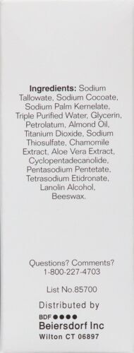 Basis Sensitive Skin Bar Cleans & Soothes Gentle Calming Chamomile 4 oz 12 Pack