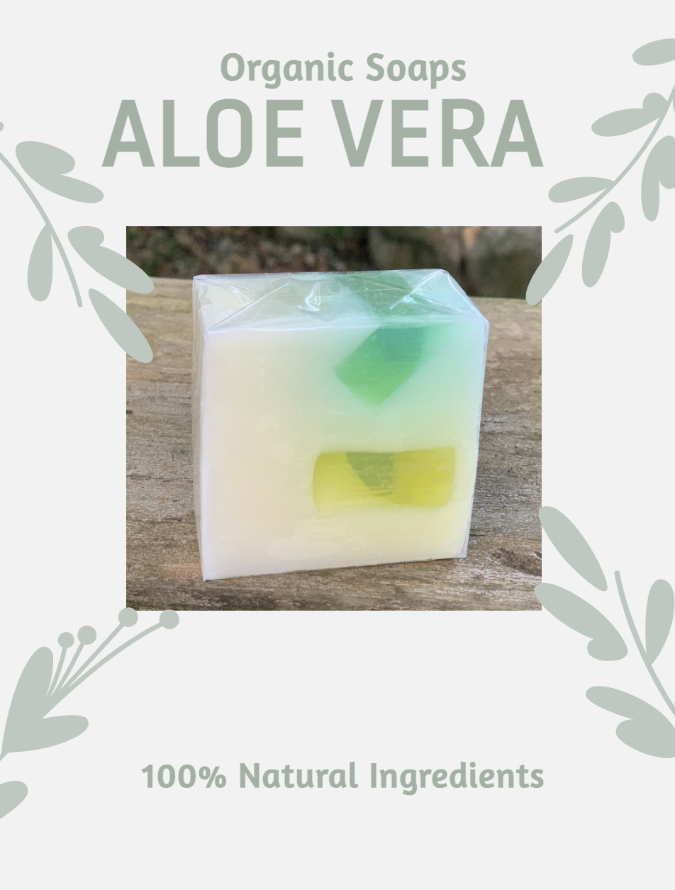 Handmade Organic Aloe Vera Soap