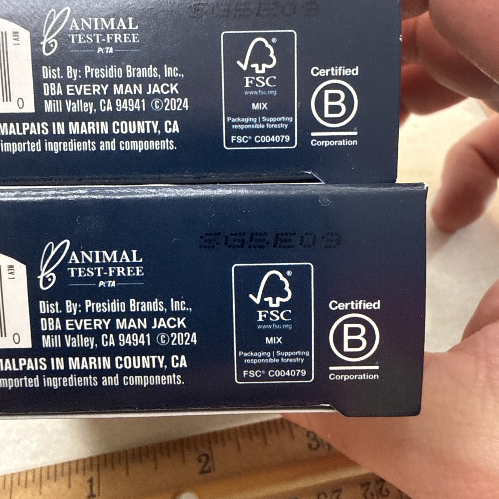 2x Every Man Jack NORTHERN LIGHTS Bar Soap Glacial Clay Peppermint Masculine Lot