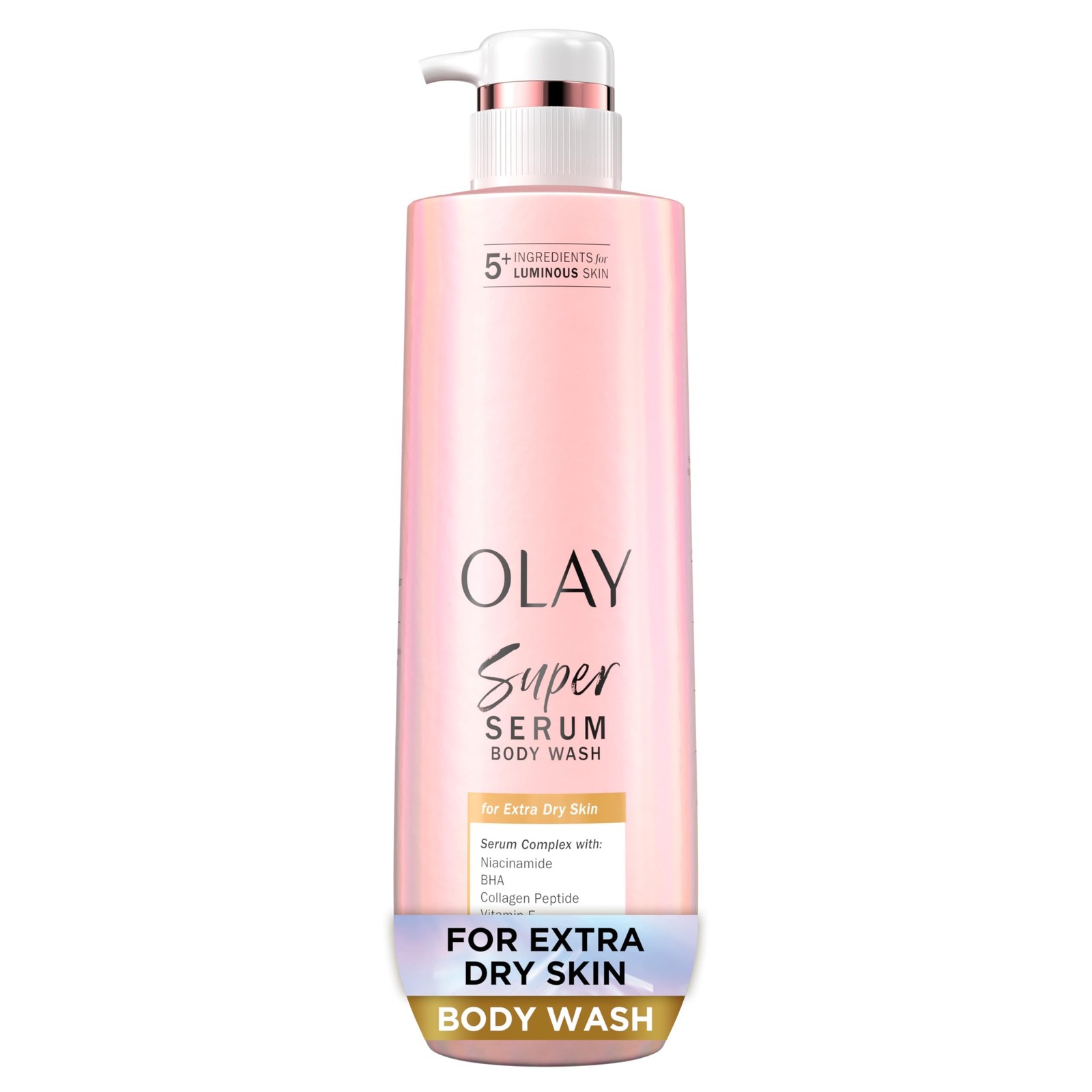 Olay Super Serum Body Wash 18.5 Fl Oz Hydrates Brightens Firms Skin Care