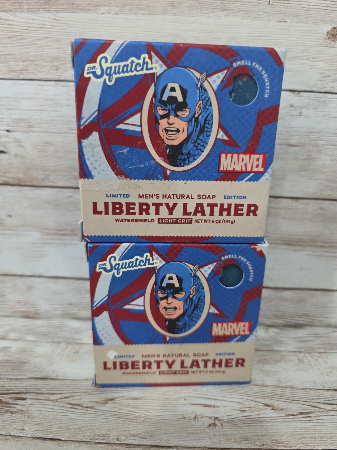 2 Pack – Dr. Squatch Liberty Lather Mens Daily Use Bars USA Handcrafted – 5 oz