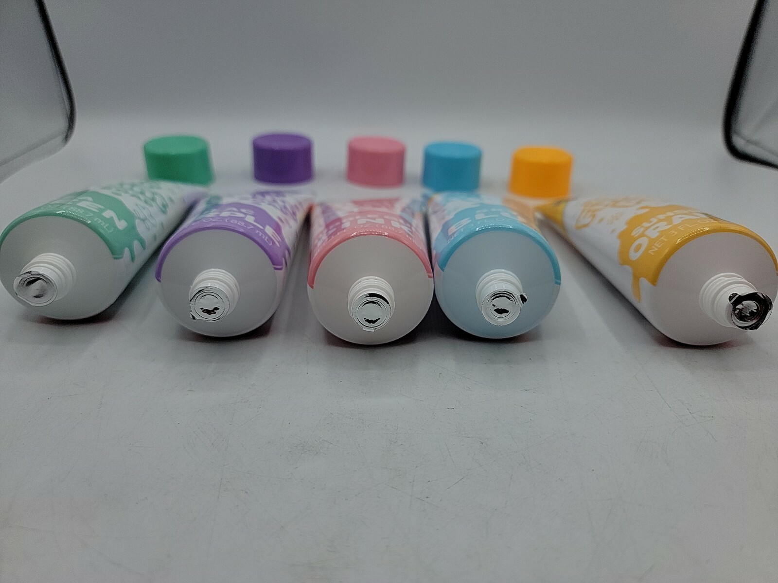 Bathtub Fingerpaint Soap Green Purple Pink Blue Orange 3 Oz (Sealed)