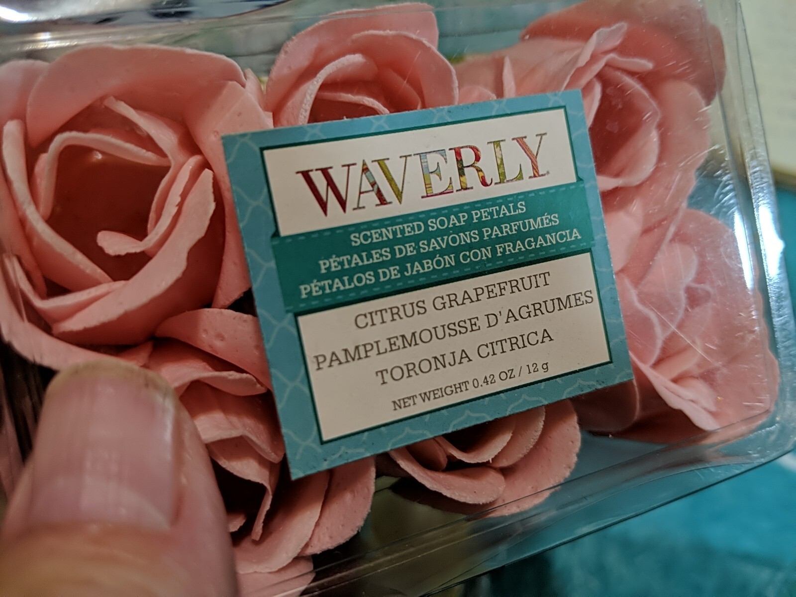 Waverly Scented Soap Petals Citrus Grapefruit & Chamomile Flower Soap Flowers