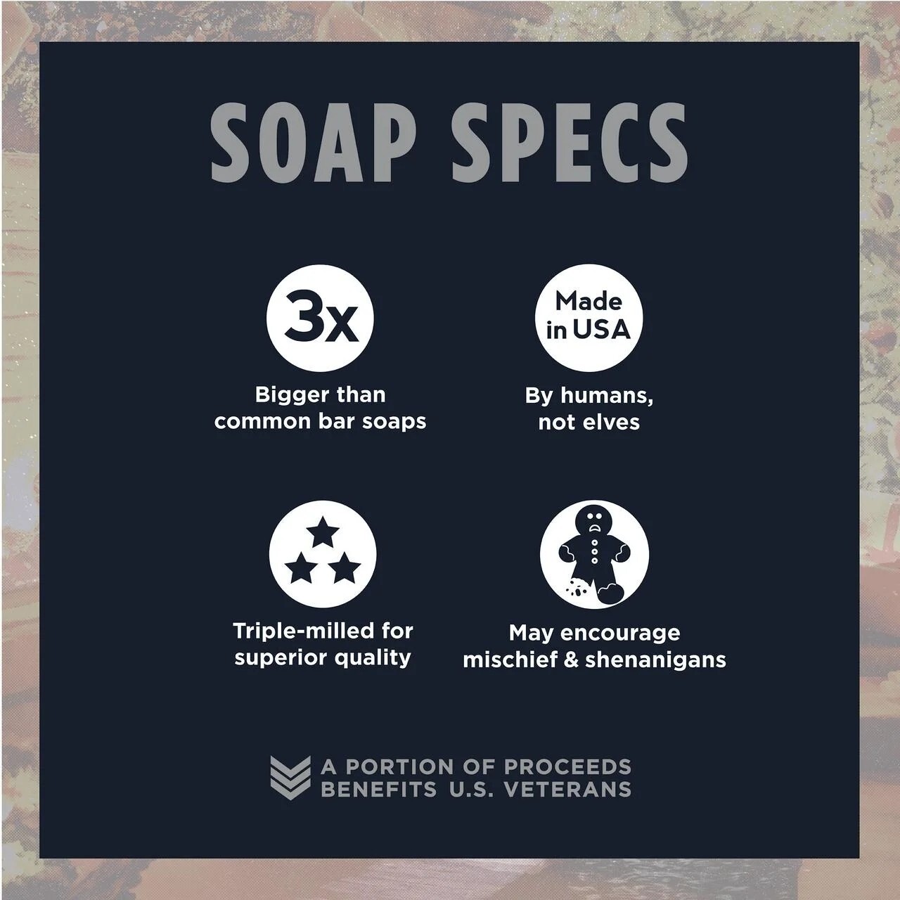 Duke Cannon Mens Big Ass 10oz Lump of Coal Bergamot & Black Pepper Brick Soap