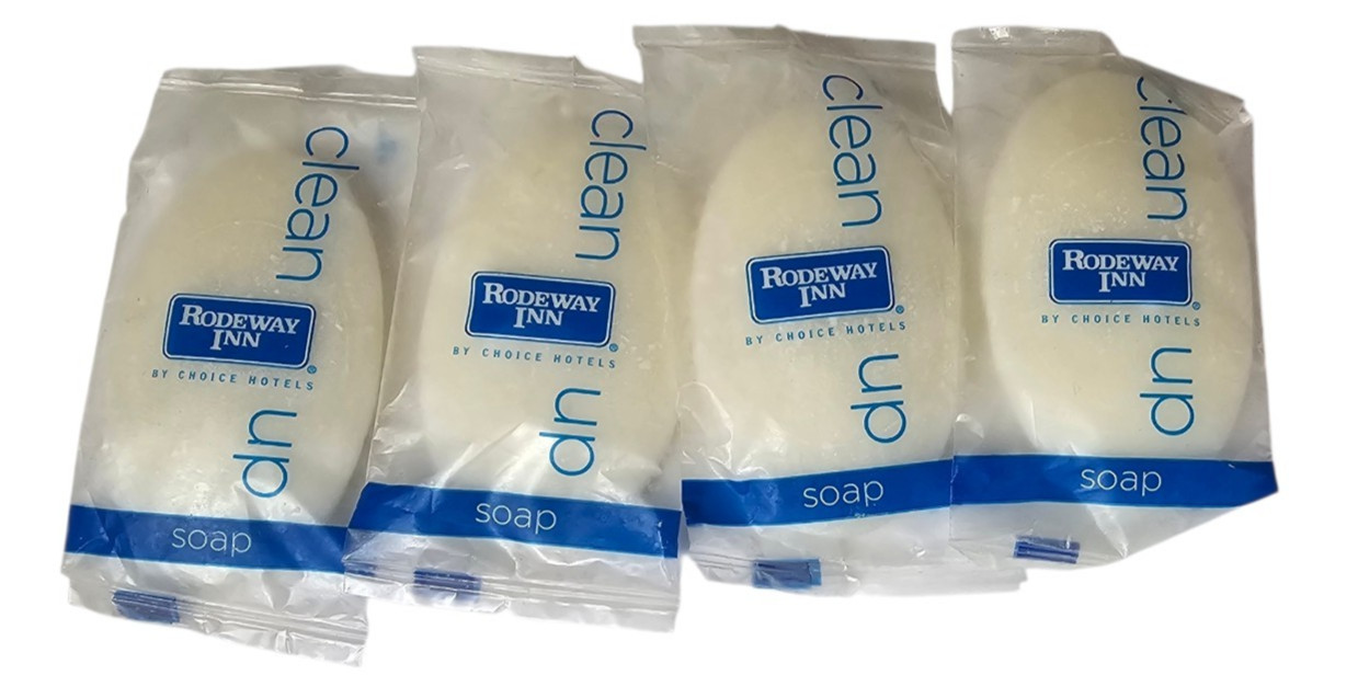 12 Assorted Hotel Resort Travel Size Bath Soaps Shower Cap Shampoo Conditioner