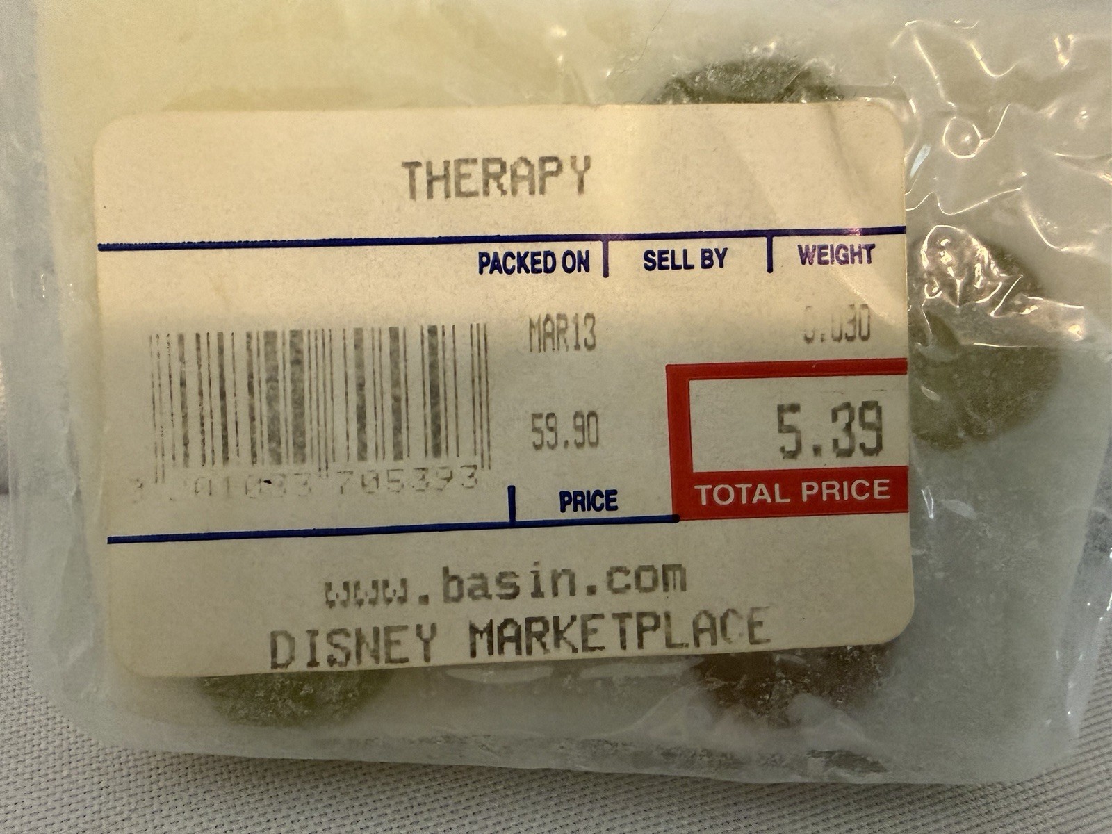 Disney Parks Marketplace, Basin Fresh Soap-Therapy ￼