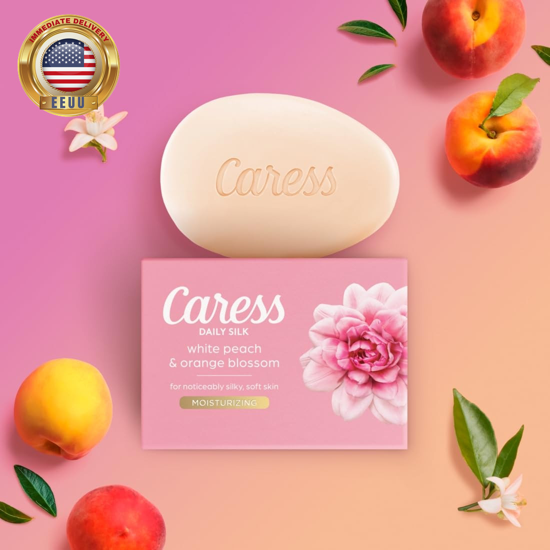 Beauty Bar Soap for Noticeably Silky Soft Skin Daily Silk Extract and Floral Oil