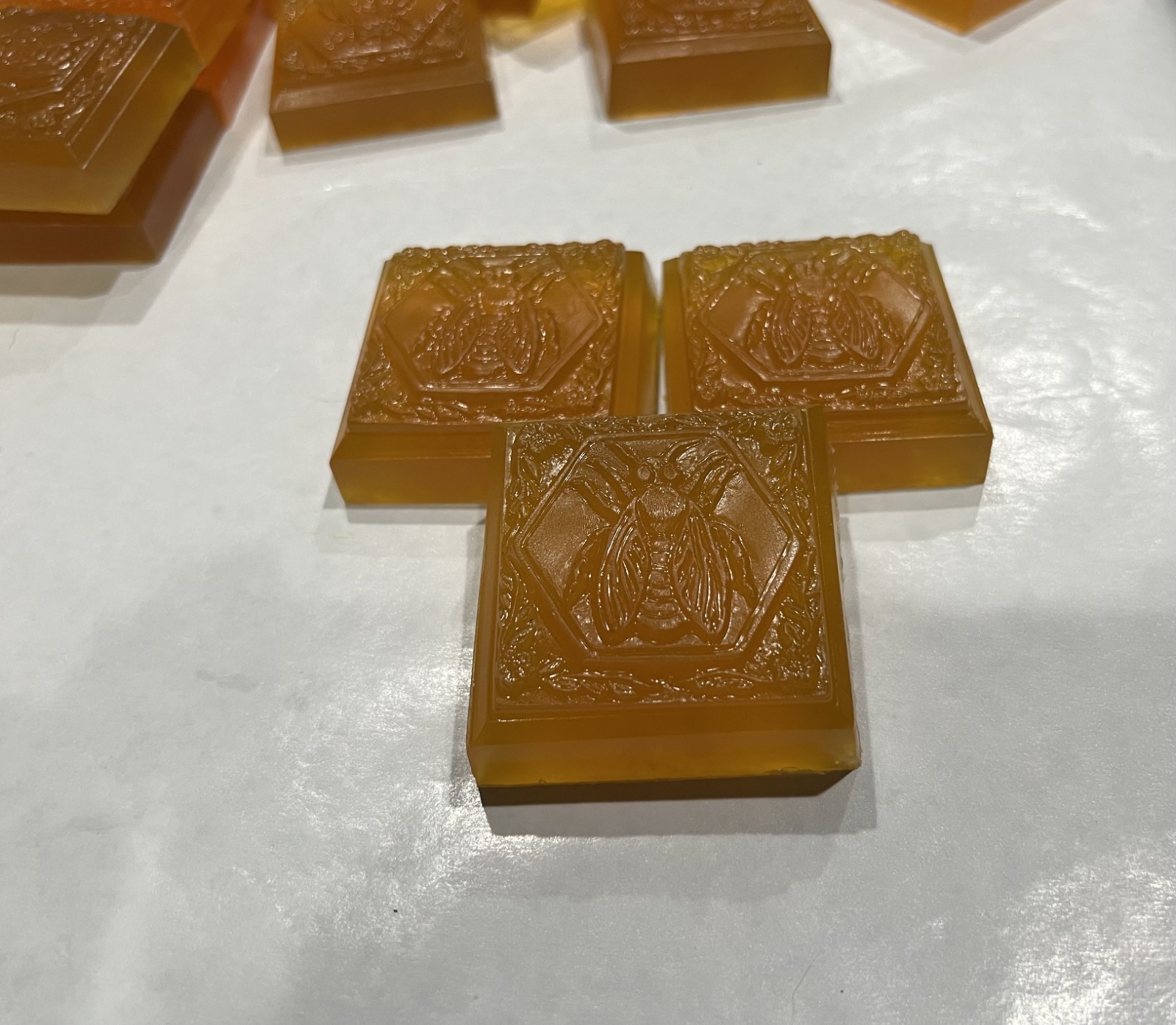 Set of Three Honey Glycerin Soaps