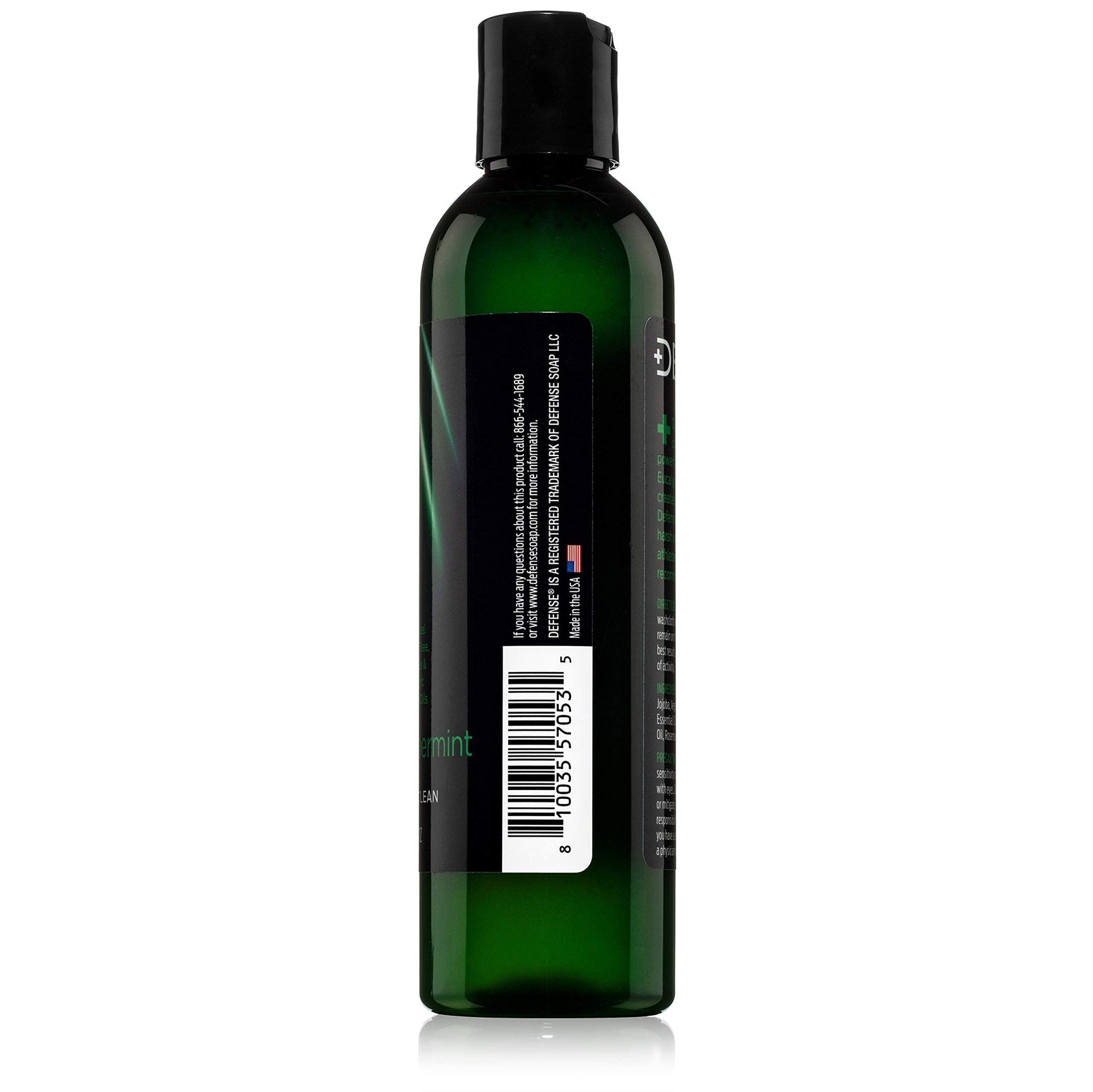 Defense Soap Peppermint Tea Tree Body Wash | 8 Ounce (Pack of 1),