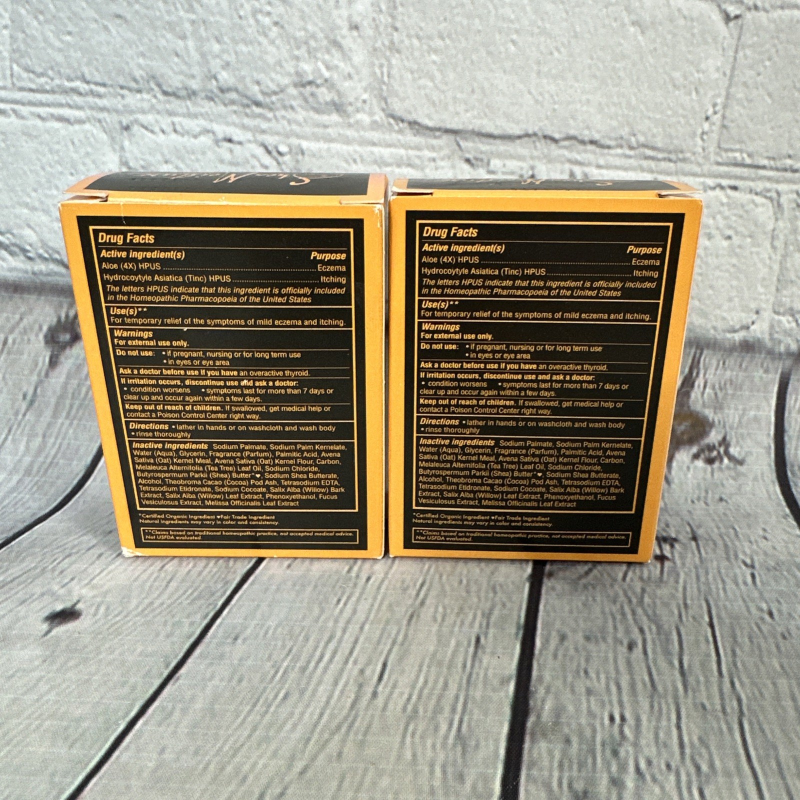 Shea Moisture African Black Soap Eczema Therapy Bar Soap 5 Oz Each 2 PACK