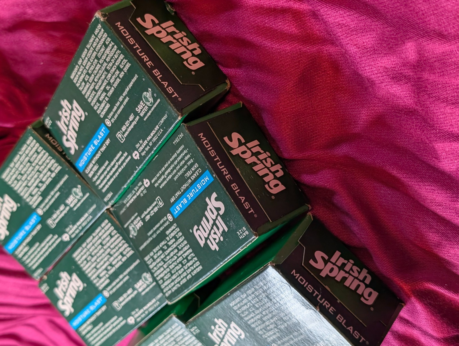 Lot of 6 Vintage Irish Spring Moisture Blast Deodorant 3.7 oz Soap bars – Rare