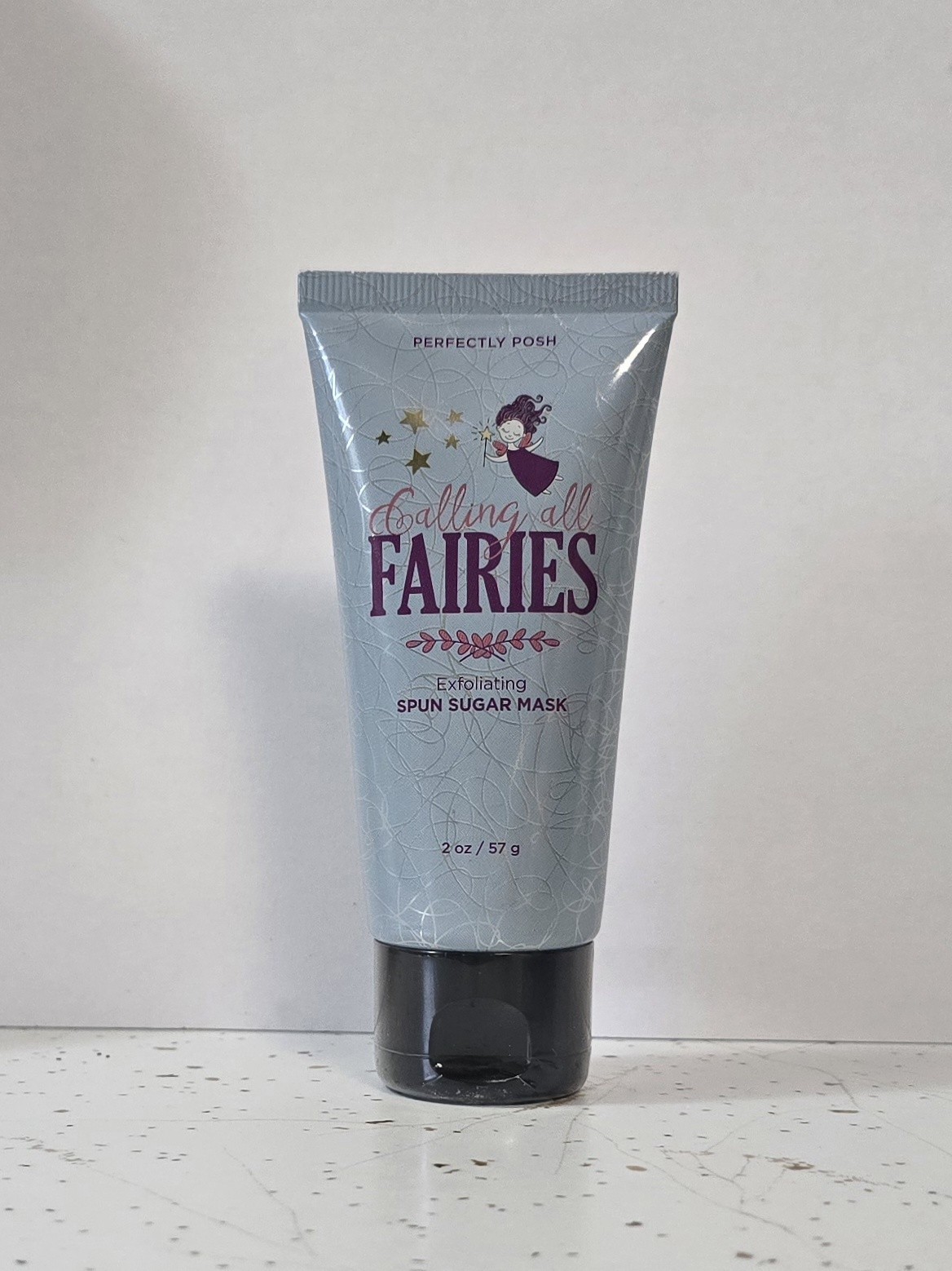Perfectly Posh CALLING ALL FAIRIES Exfoliating Spun Sugar Mask – 2 oz – Sealed