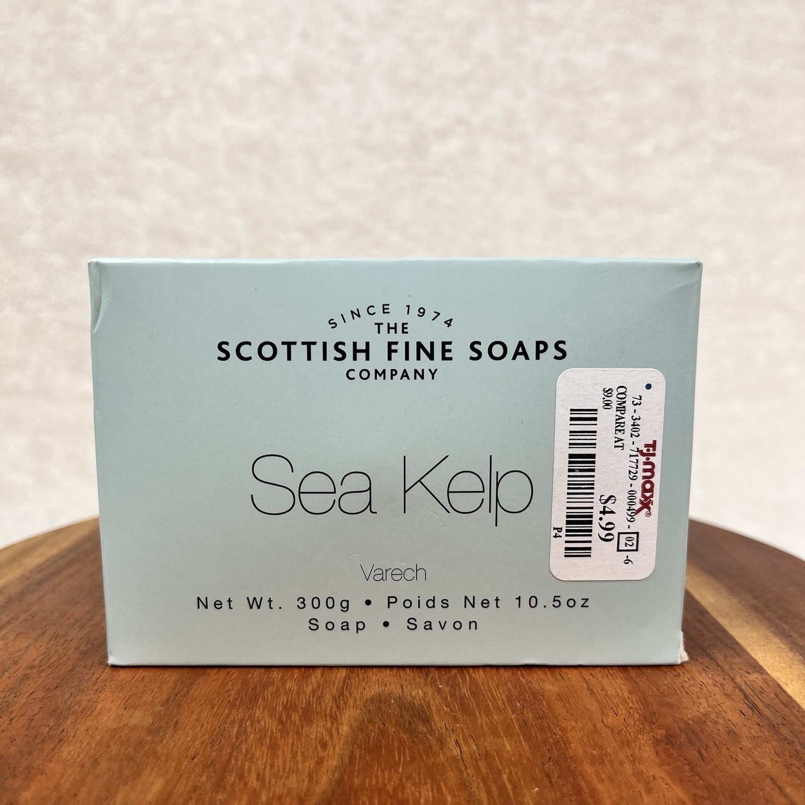Scottish Fine Soaps Company Sea Kelp Luxury Soap Bar 300g | 10.5oz NEW In Box