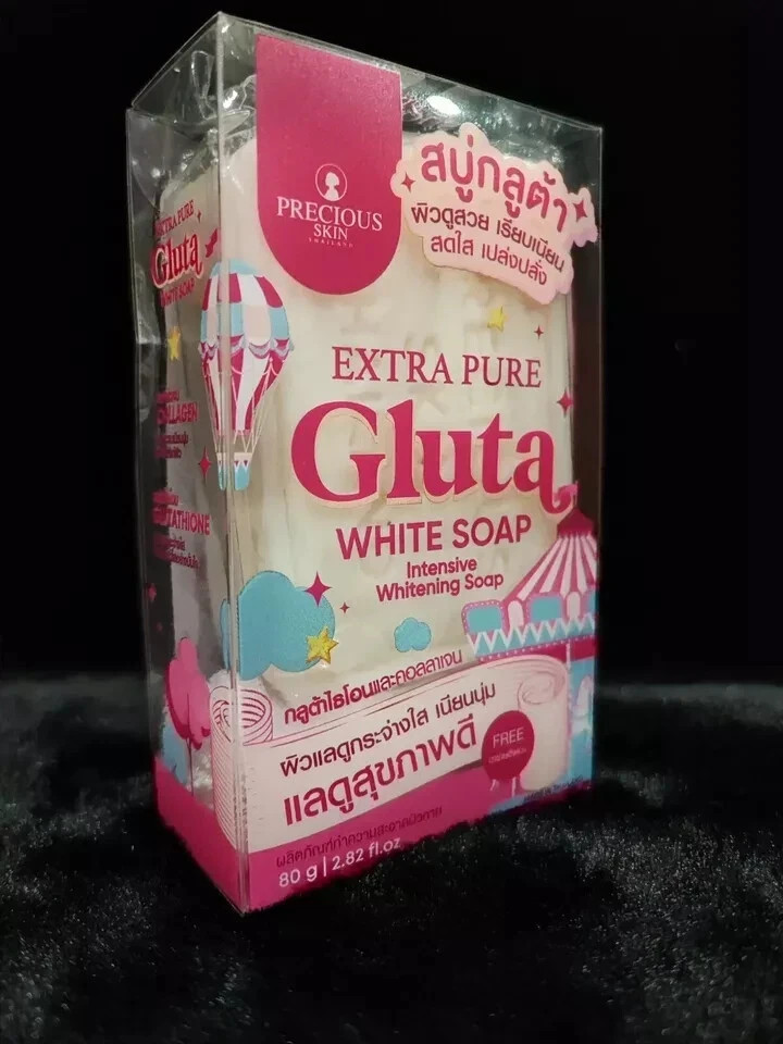 3x Extra pure Gluta White Soap Glutathione Nourish Skin To Be White BrightSmooth