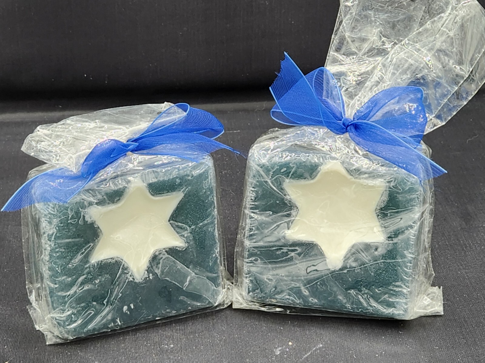 Hanukkah Star Blue Aromatherapy Glycerin Soap Laurel Creek Botanicals Lot 2 New
