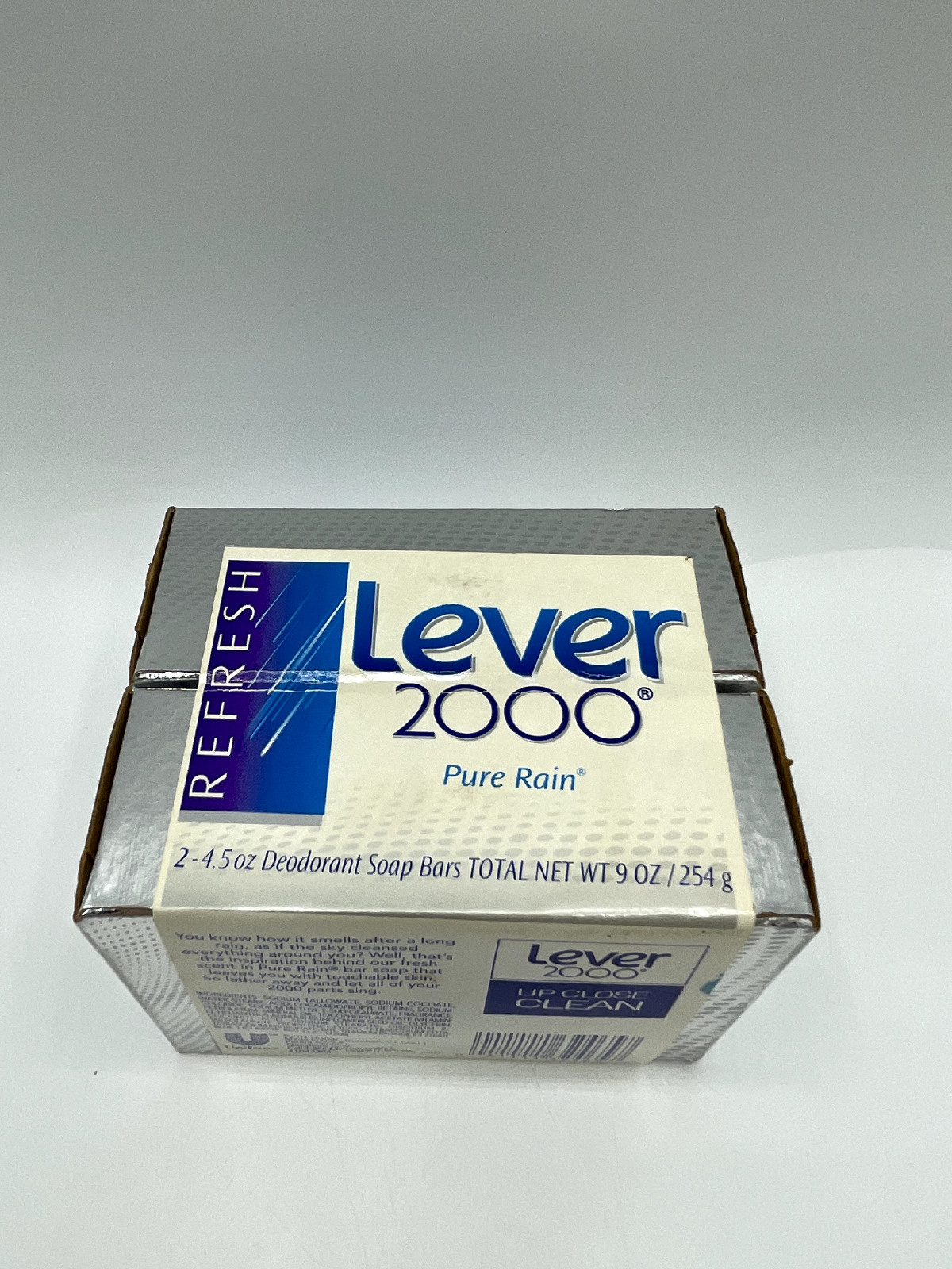 4 Lever 2000 Pure Rain Super Rare Vintage Bar Soap 4.5 oz USA Made Bs256