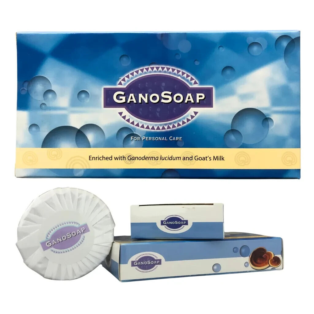 Gano Soap with Ganoderma & Goat’s Milk – Nourishes, Softens & Revive (2 bar/box)