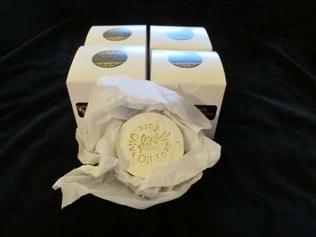 4 Organic Olive Oil Soaps from the award winning olive oil of Melissinos Estate