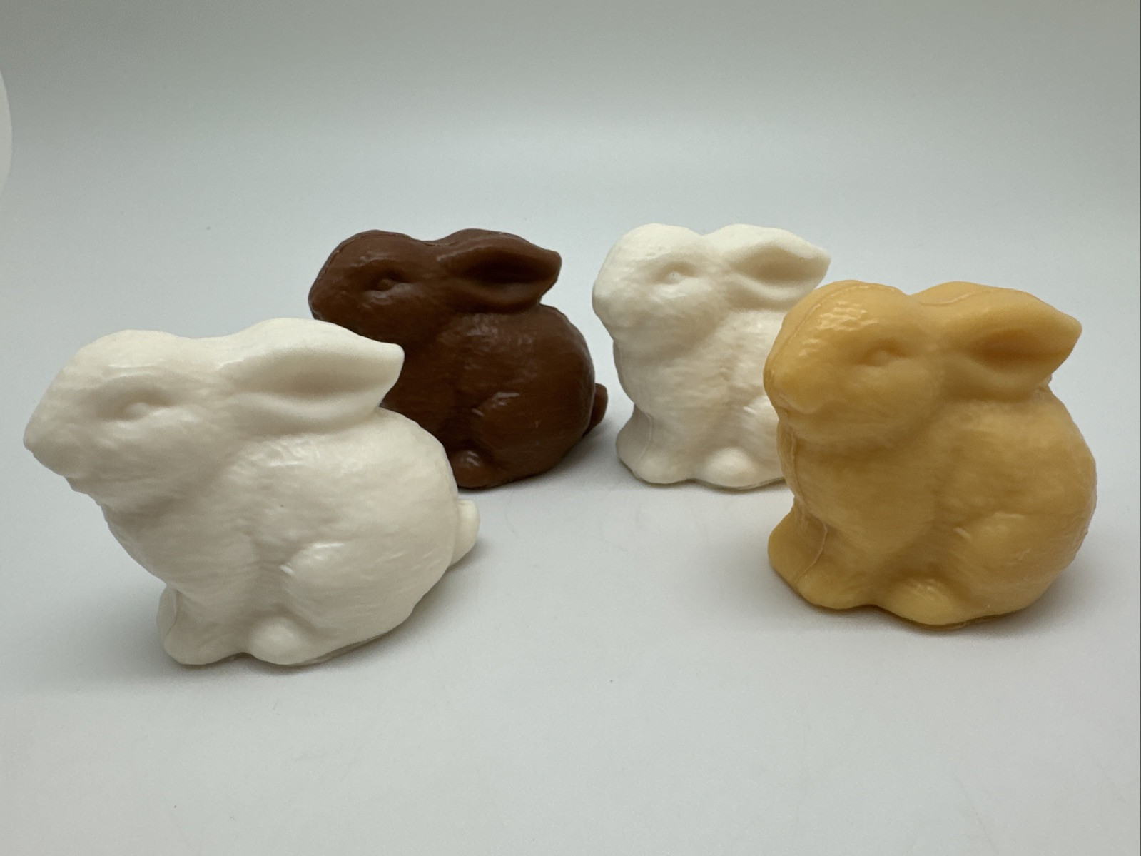 Easter Bunny Soap Set – Greenwich Bay Sculpted Bunny Soap – 4 Bunny Soap Set