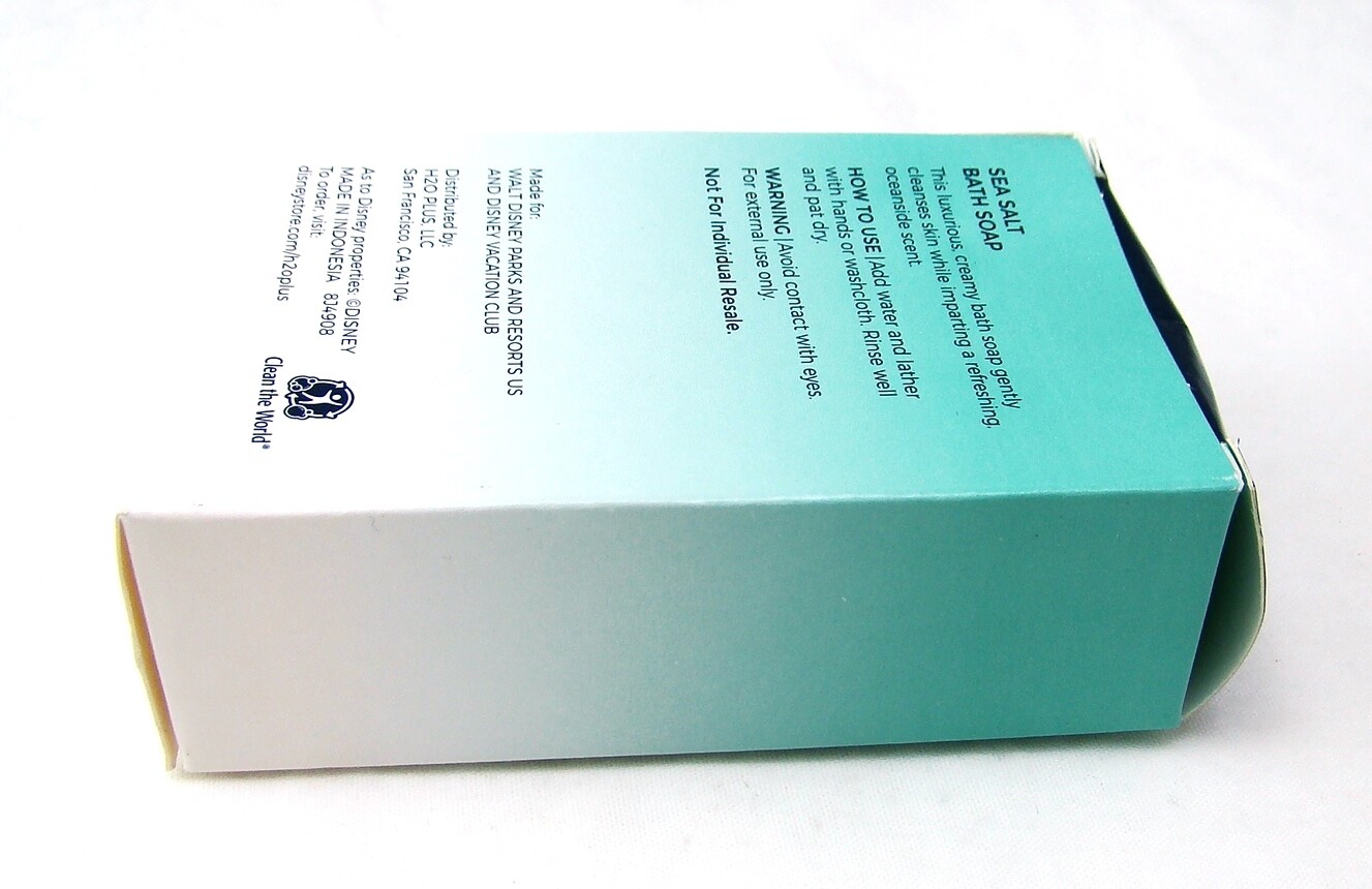 Disney H2O+ SEA SALT Bath Soap 57 gr., 2 oz. NEW NIB Imperfect box