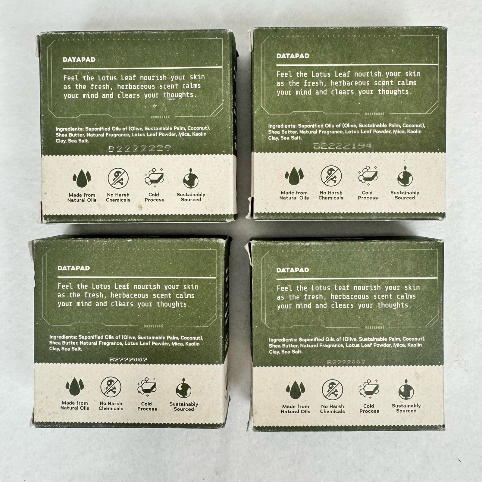 4 Bars Dr Squatch Mens Natural Soap Star Wars Yoda Wisdom Wash Lotus Leaf 5-Oz